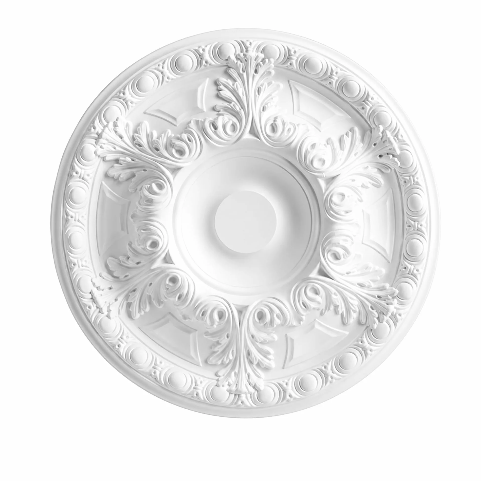 Rosone Decorativo per Soffitto,Piastra Rotonda per Ventilatore A Soffitto,Rosoni in Polistirolo Decorativi,Medaglione per plafoniera,Leggero e Facile da Applicare,per Soffitto e Pareti