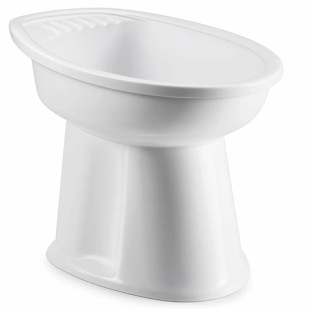 Bidet da Campeggio Portatile e Smontabile 2 Pezzi in Plastica 47 x 32 x 38 cm
