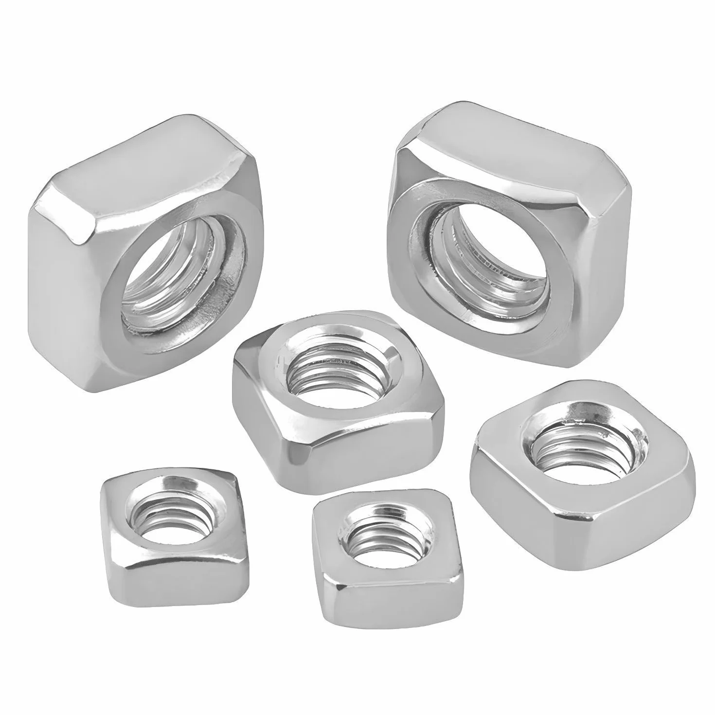 20 Pezzi Dadi Quadrati M8 x 13 mm x 6 mm in Acciaio Inossidabile 304 per Giunti e Montaggio