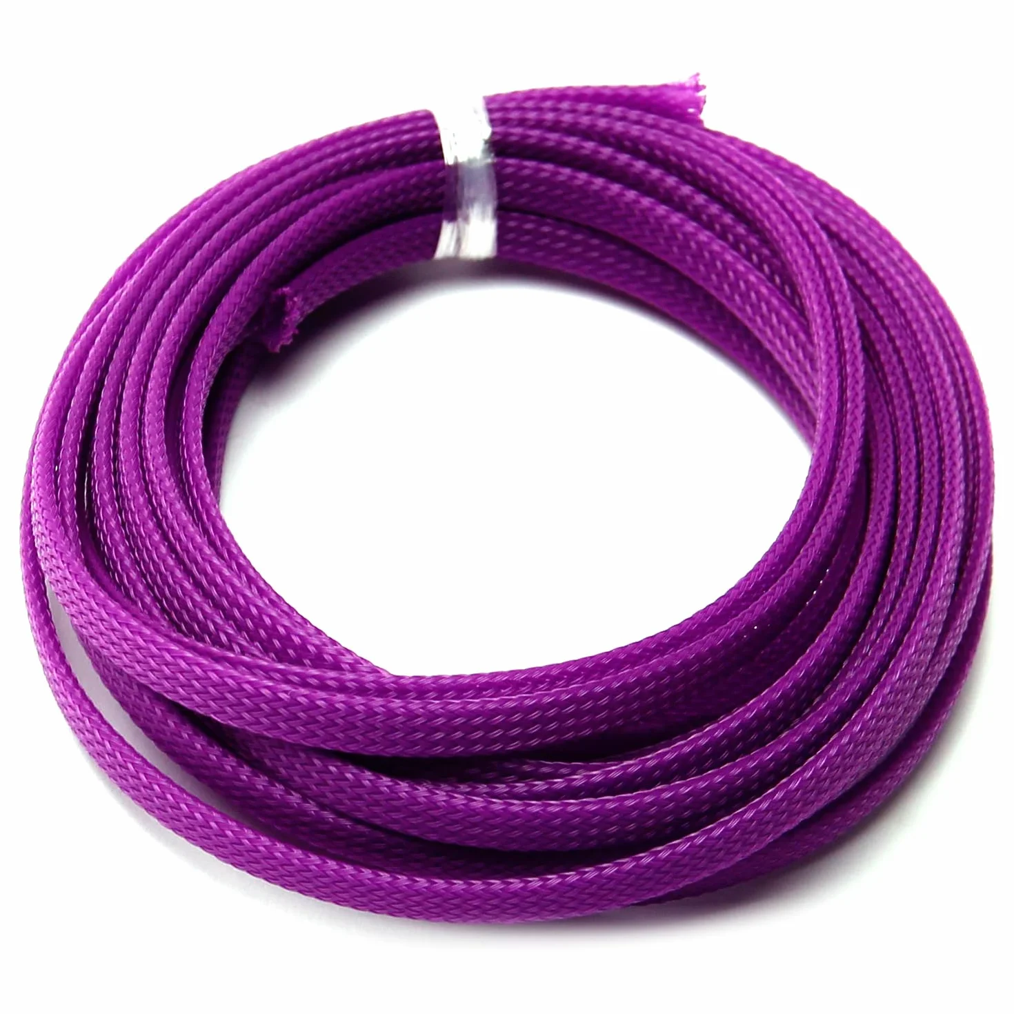 Othmro 1 manicotto per tenere in ordine i cavi, 5 m, organizer per cavi da scrivania, per cavi USB di TV/PC, protezione cavi per animali domestici, viola (larghezza: 6 mm)