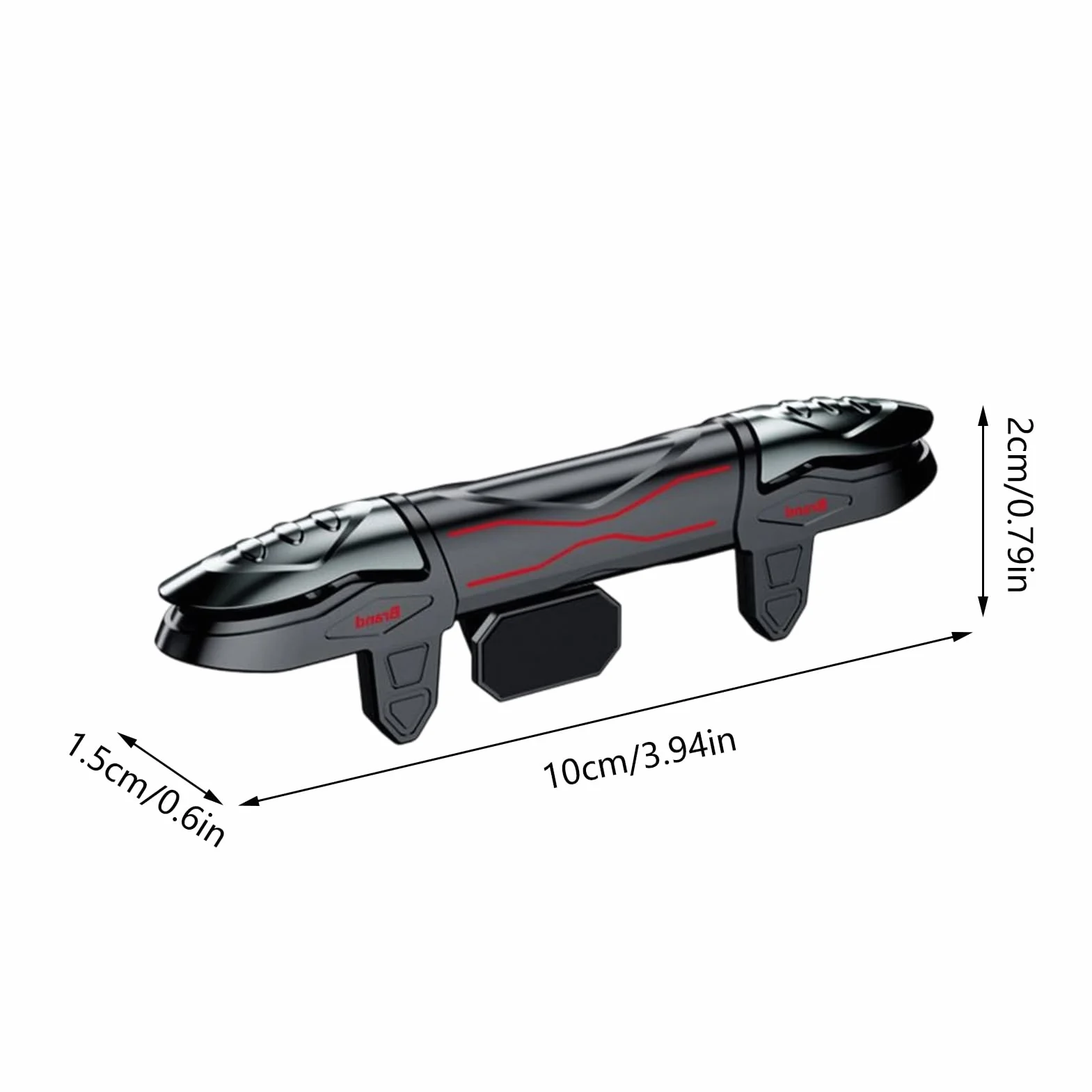 Trigger mobile – Controller in metallo a ritardo zero, potenziatore di gioco per telefono, controller per presa dello schermo, di gioco mobile con risposta immediata, grilletto ergonomico [video game]