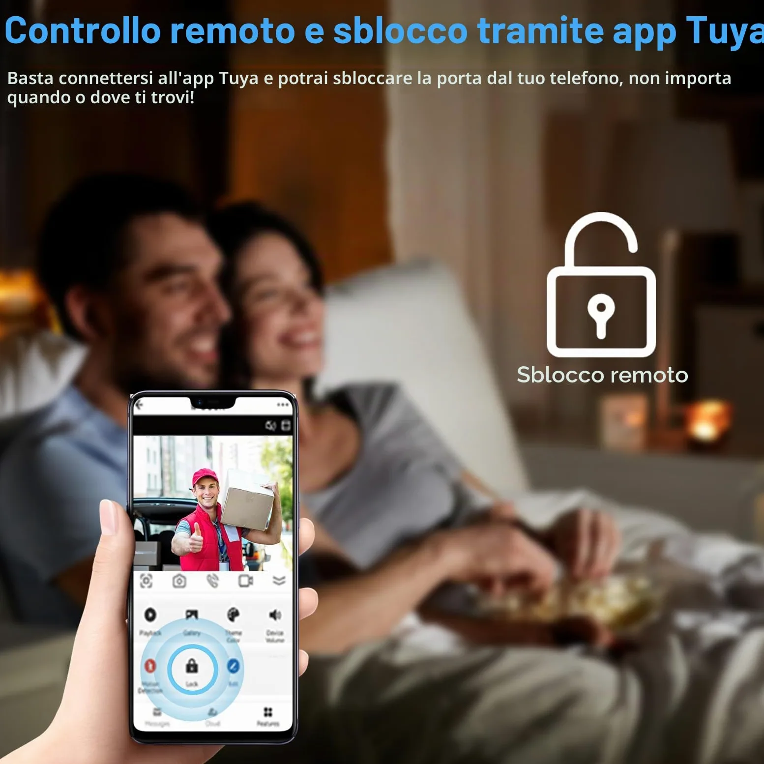 TUYA WiFi Smart Home - Videocitofono cablato, 10 pollici, sistema di monitor touch 1080P, videocitofono, videocitofono TUYA WiFi Smart Home (1 campanello + 3 monitor)