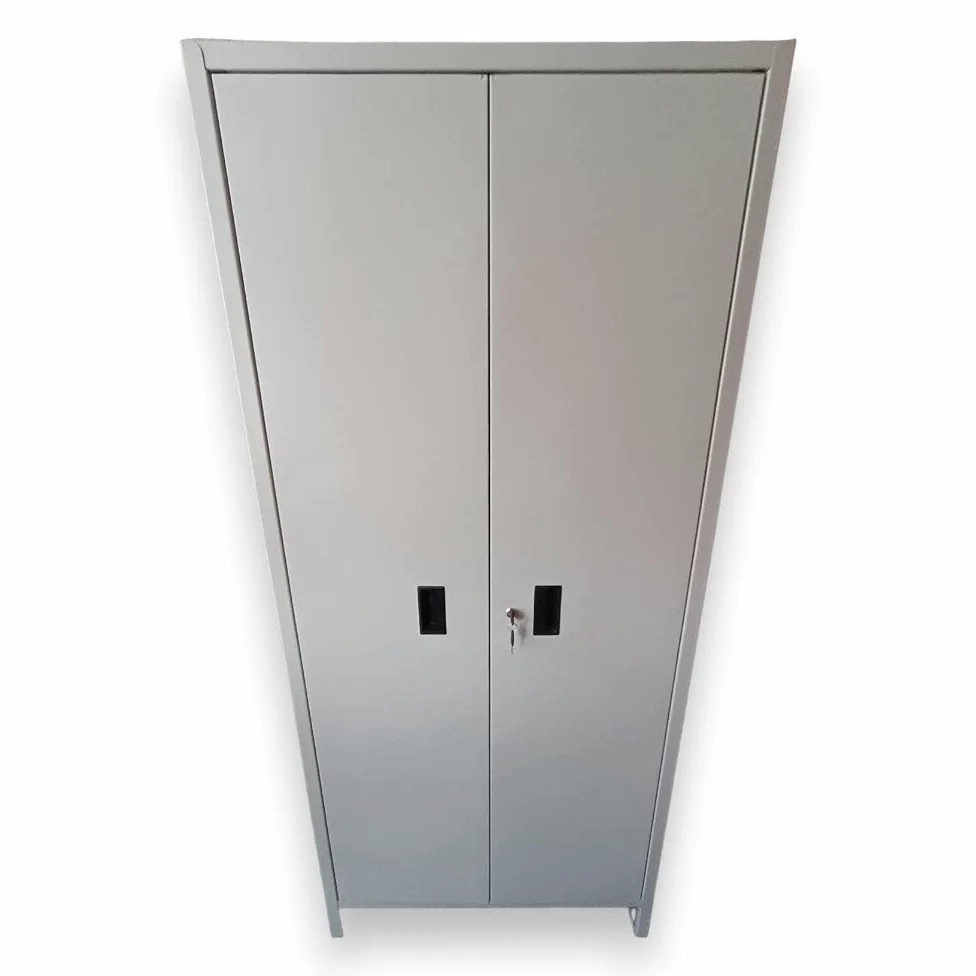 Armadio portascope da Interno in Metallo con Serratura - 60x40xH180 cm