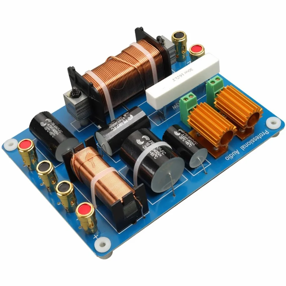 Divisore di Frequenza Professionale Crossover per Altoparlanti A Due Vie da 1500 W per Prestazioni Palco Singolo per Altoparlante Singolo da 15 Pollici e 18 Pollici