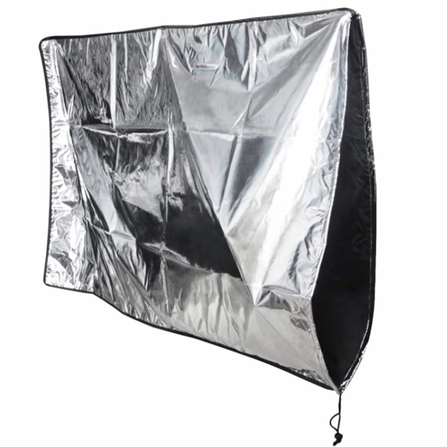 Copertura Telescopio da Esterno 420D Oxford Tessuto Antipioggia Antipolvere Resistente al Sole Borsa Cappuccio con Coulisse Regolabile Telo Copertura Telescopio,47 * 63inch,Silver