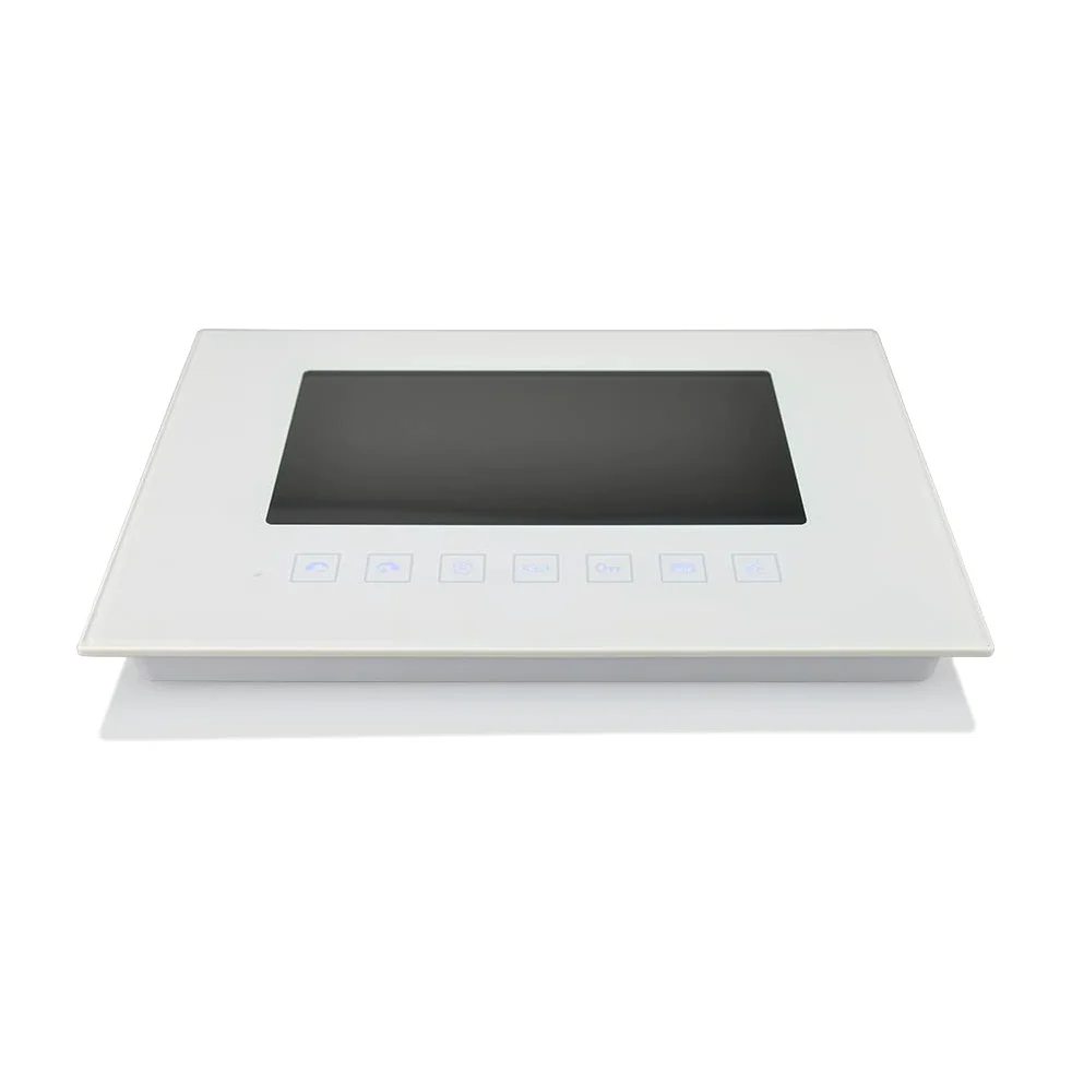 Videocitofono per casa familiare, con monitor da 7", 170°, in acciaio INOX, con monitor in vetro