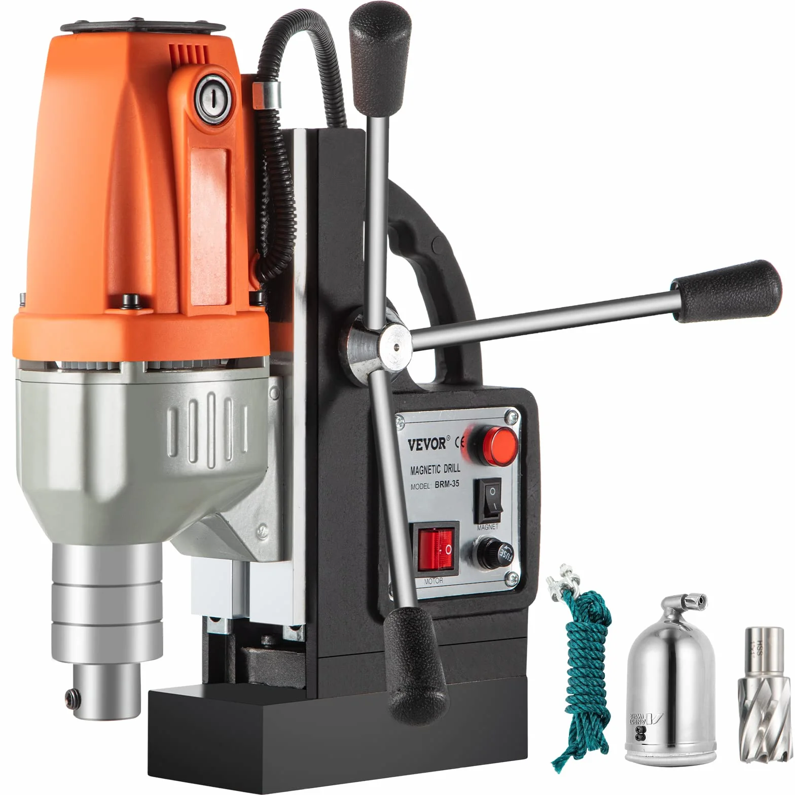 VEVOR Trapano Elettrico Magnetico BRM35 980 W 220 V 50 Hz