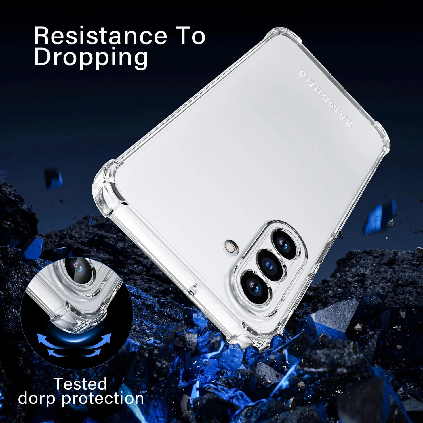 XINYEXIN Custodia per Xiaomi Redmi 15 5G/4G con 2 Pezzi Pellicole Protettive in Vetro Temperato – Trasparente Cover Morbida in TPU con Angoli Airbag, Antiscivolo