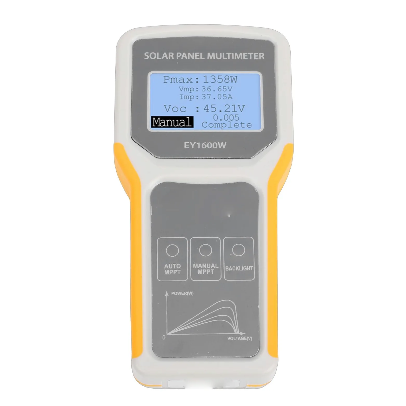 Topiky Tester per Pannelli Solari da 1600 W Misuratore Multifunzionale con Display LCD per Installatori di Pannelli Solari All'aperto
