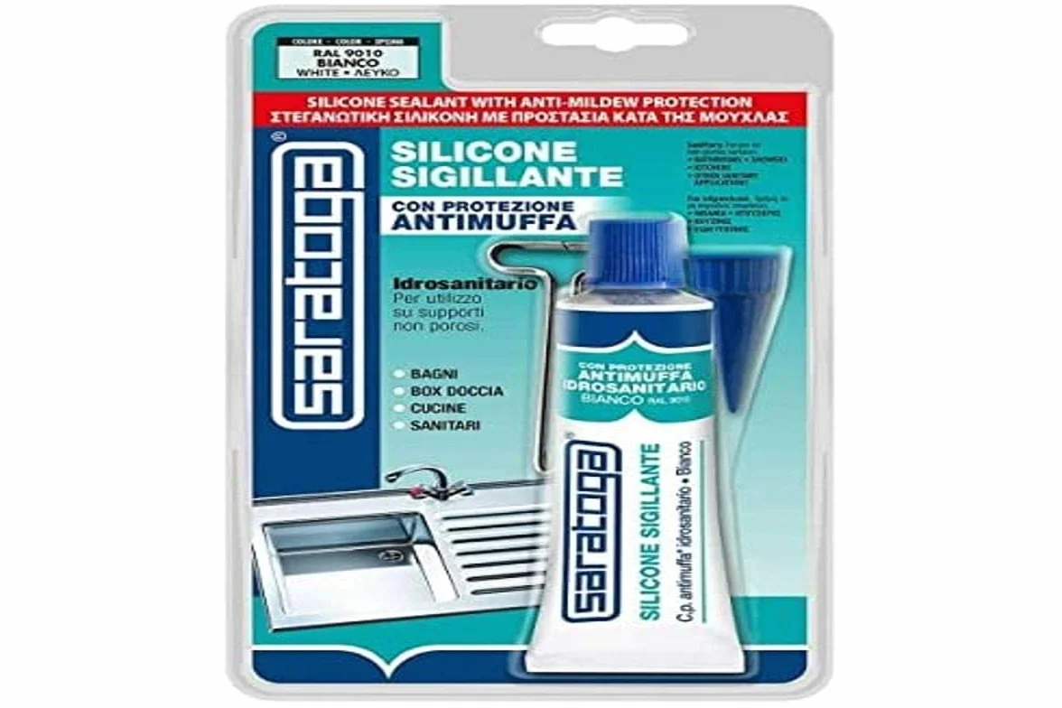 Silicone Acetico Bianco Antimuffa 60 ml