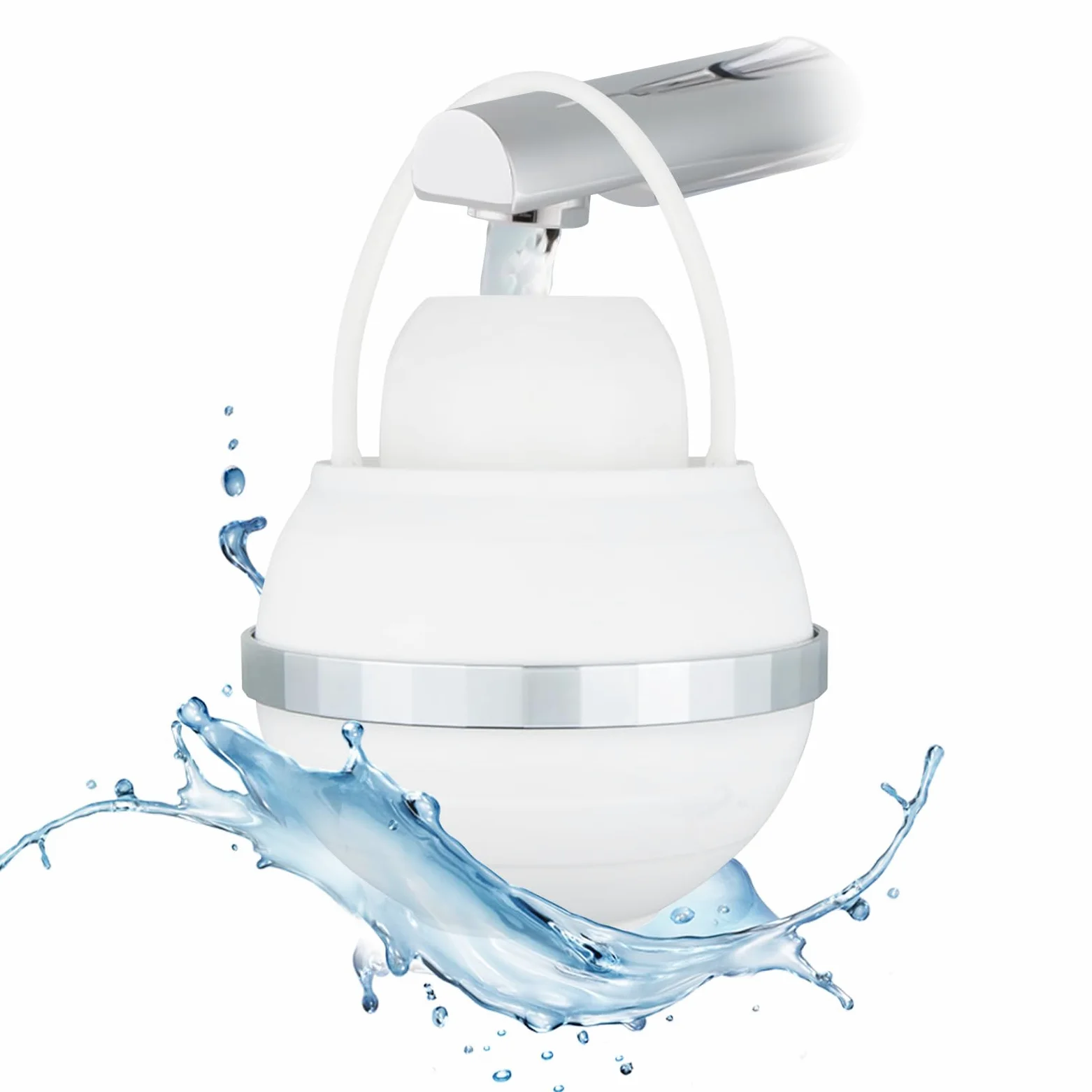 Filtro per vasca da bagno, 8 fasi, filtro per vasca da bagno per rimuovere piombo, cloro e fluoro, 2.500 litri di filtrazione, addolcitore d'acqua, senza BPA