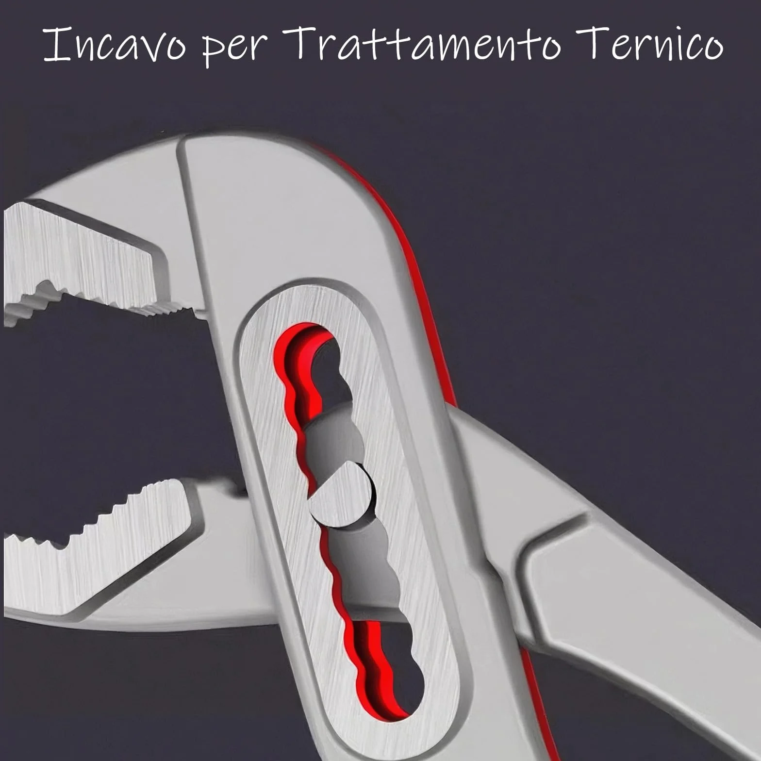 Pinza Pappagallo 23.5cm 7-Posizioni Regolazione Antiscivolo Alta Coppia Antiruggine