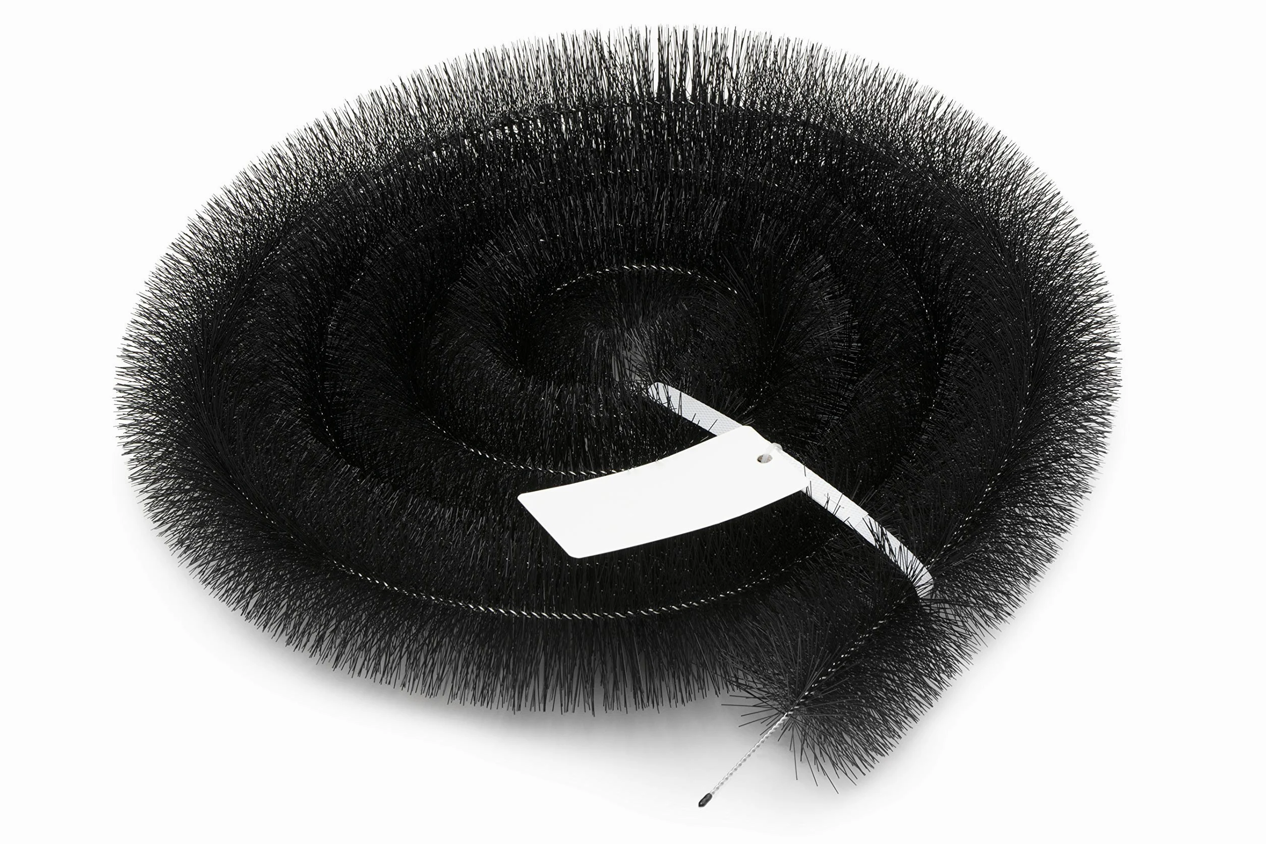 Spazzole per Grondaia e Pannelli Solari Ø8 cm, 20m (5x4 m) | Resistente ai Raggi UV | Protezione da Foglie e Martore | Installazione Semplice