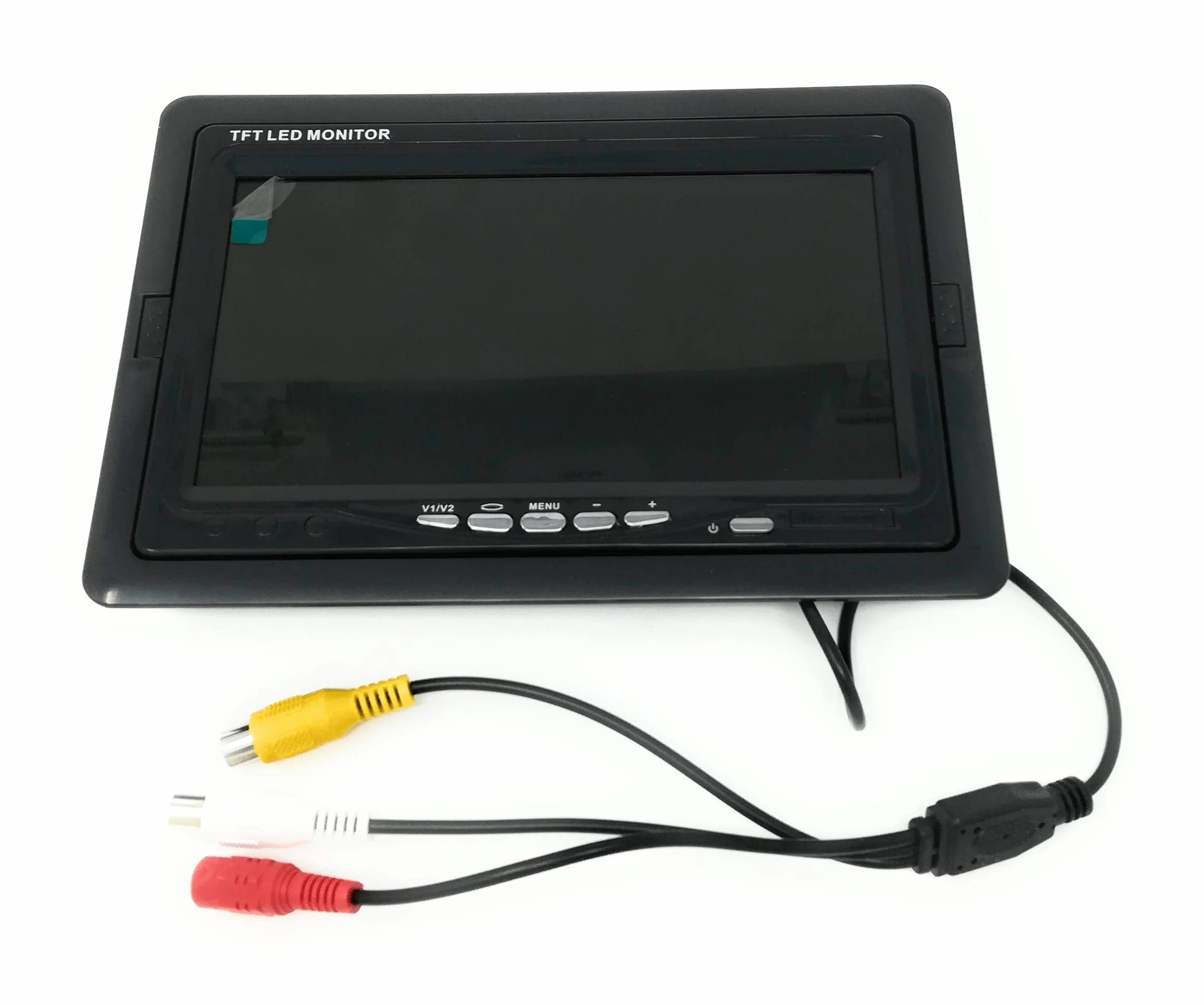 MONITOR LCD 7" POLLICI TFT CON TELECOMANDO PER AUTO MACCHINA CASA CAMPER TVCC …