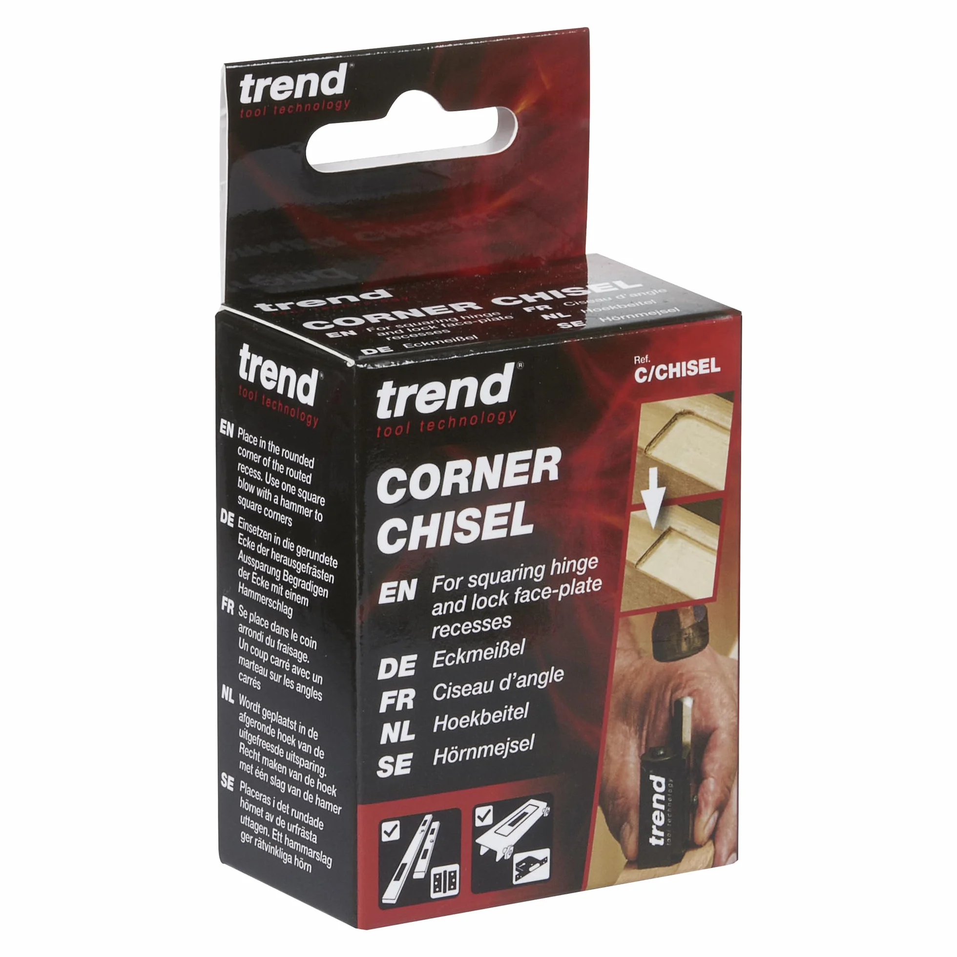 Trend Scalpello per angoli, squadrare angoli arrotondati, C/CHISEL