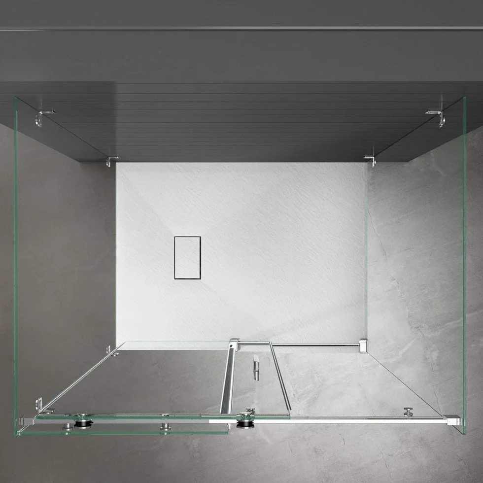 Piatto Doccia Resina Effetto Pietra 90x140 cm Antiscivolo Bianco
