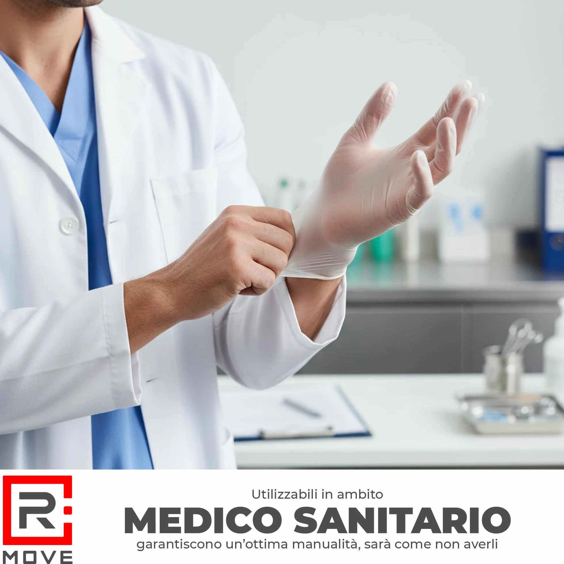 Guanti in vinile monouso M senza polvere 1000 pezzi ambidestri usa e getta per alimenti non sterili senza lattice ipoallergenici