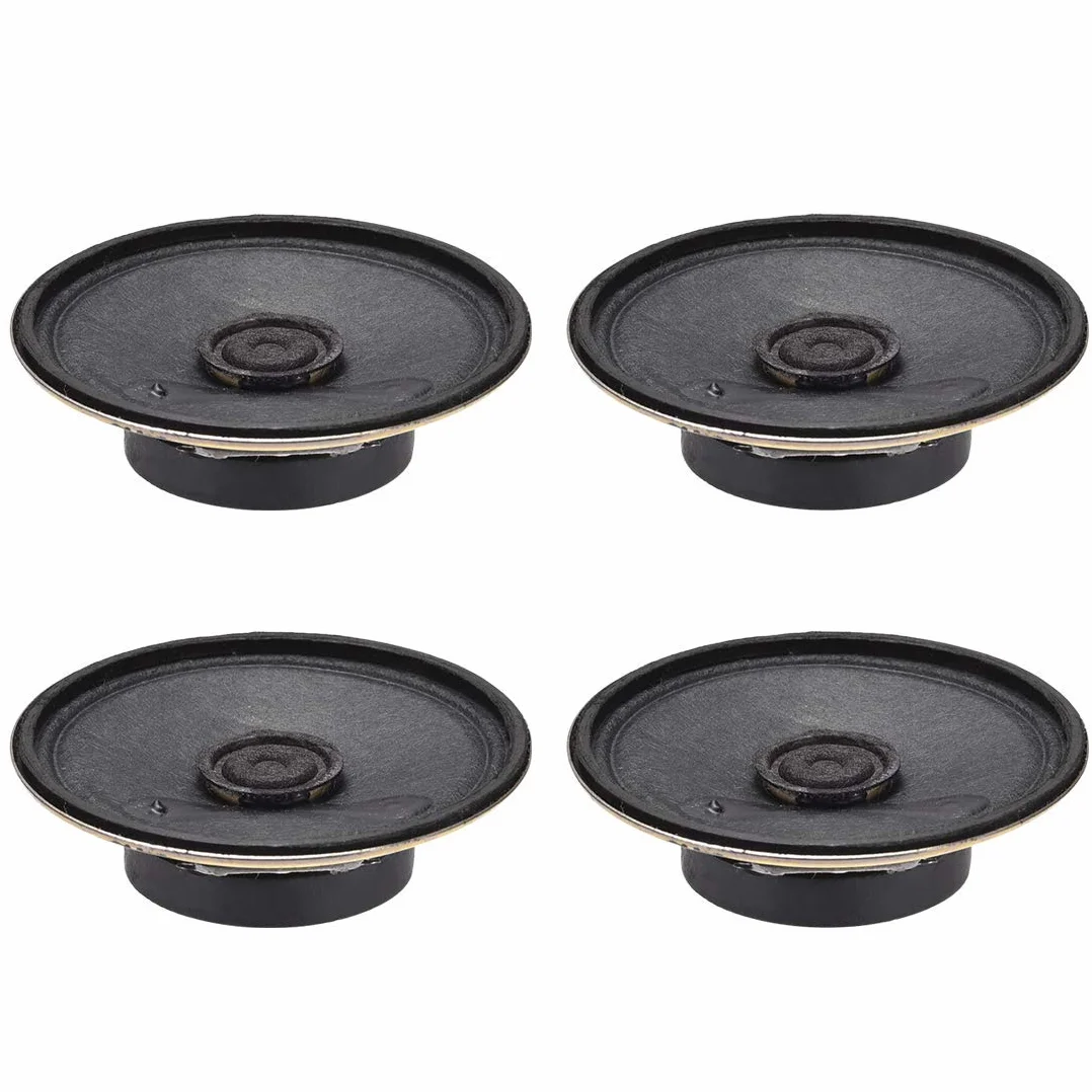N/D 0,5 W 8 Ohm - Altoparlante magnetico 57 mm di ricambio, forma rotonda, 4 pezzi