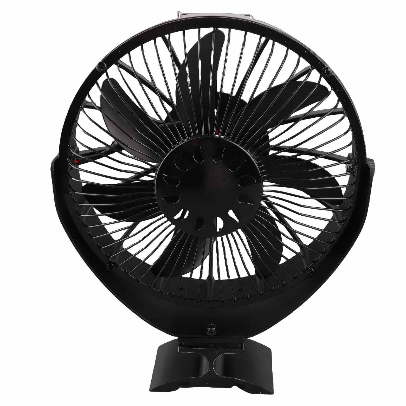 Ventilatore per Stufa a Legna con Calore, Protezione in Lega di Alluminio, Regolazione Manuale 360 Gradi, per Camini e Stufe a Legna