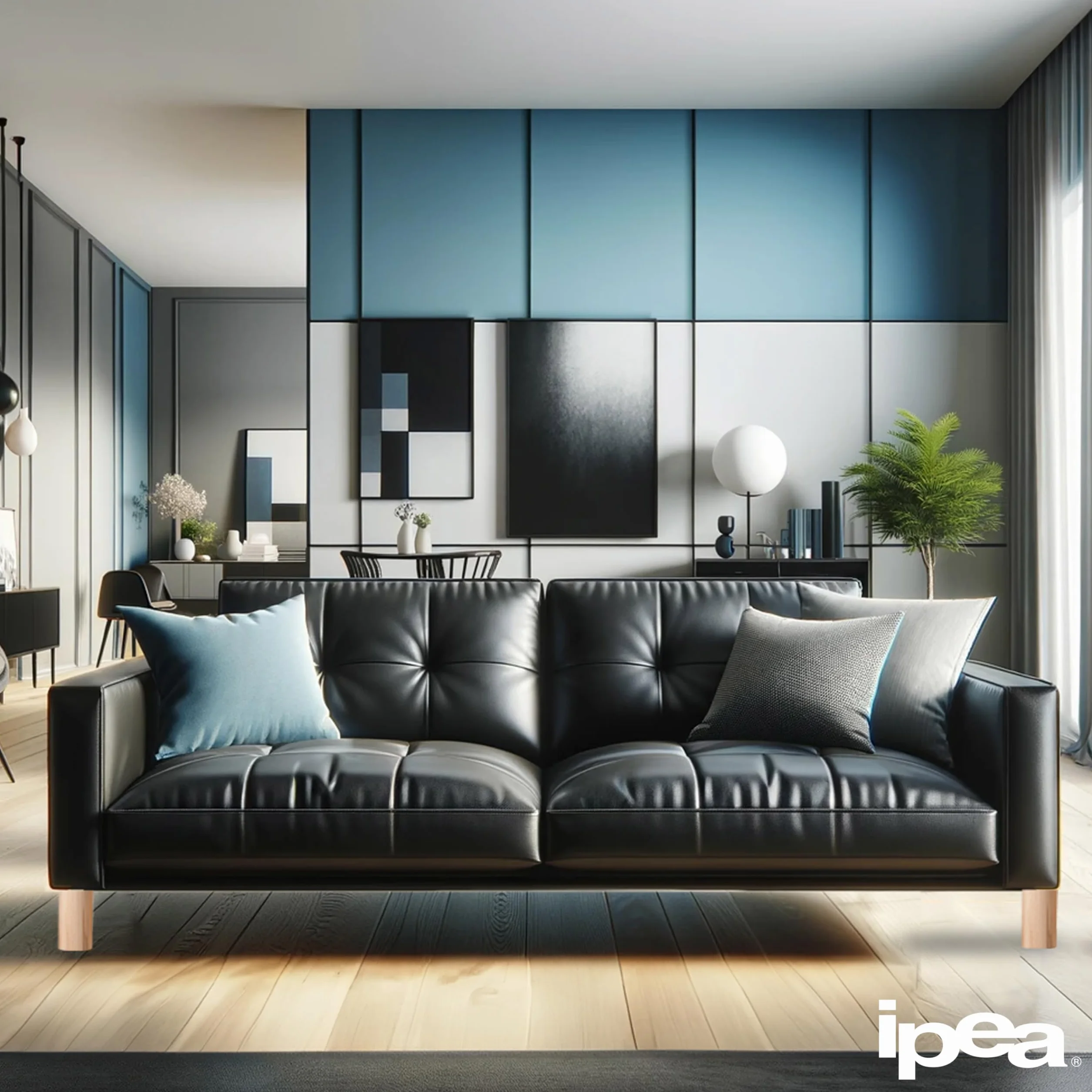 IPEA Piedini in Legno per Mobili e Divani Altezza 140 mm Set di 4 Vite M10