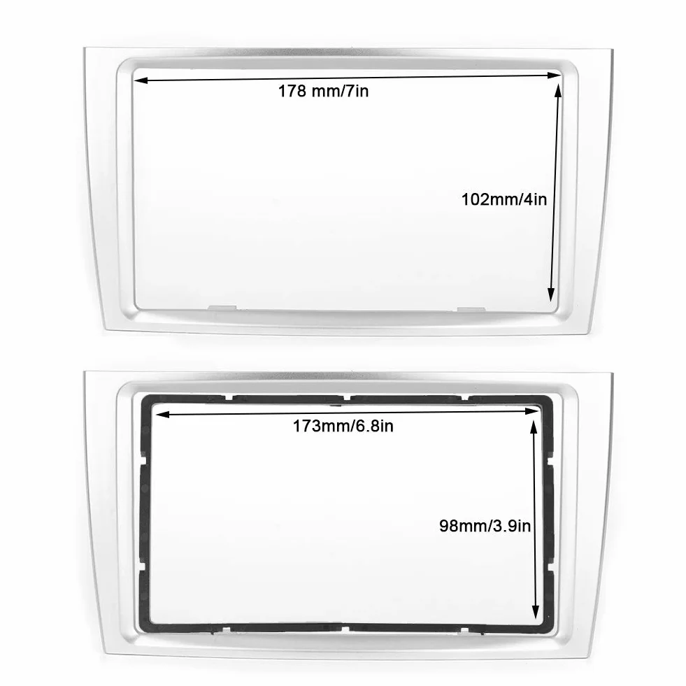Car Player Frame Car DVD Radio Fascia Frame Mount per Peugeot 308/408, 7 pollici 2Din lettore GPS Installazione Dash Lunetta