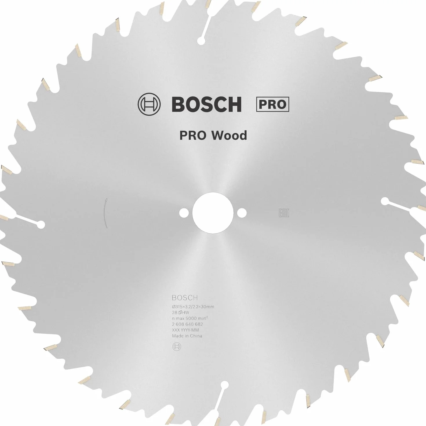 Bosch Lama Speedine Wood 28 denti per seghe da banco