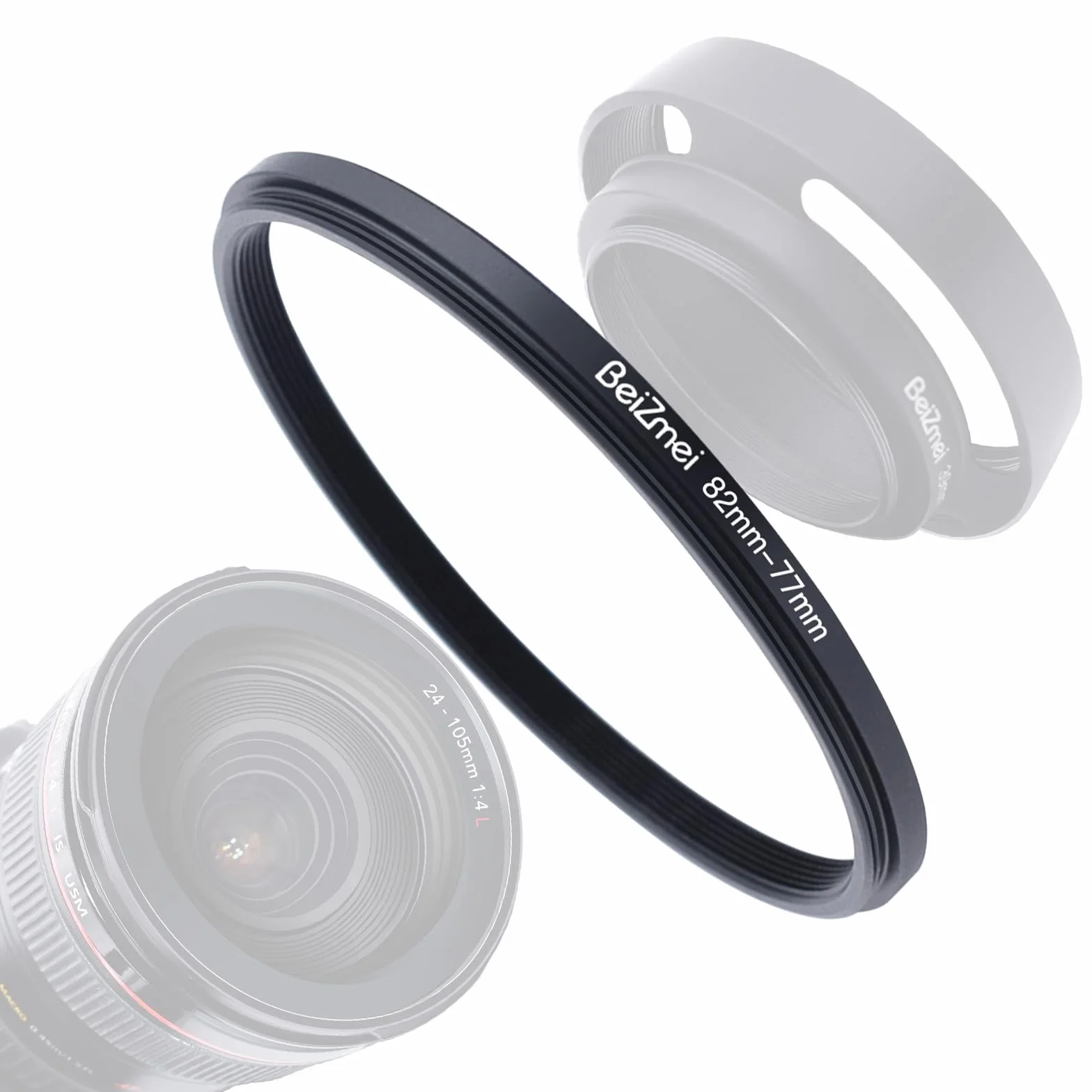 82mm a 77mm Anelli Adattatore Filtro Lente Compatibile con tutte 82mm le Obiettivo a 77mm UV ND CPL filtro,82mm lens to 77mm Filtro Ring