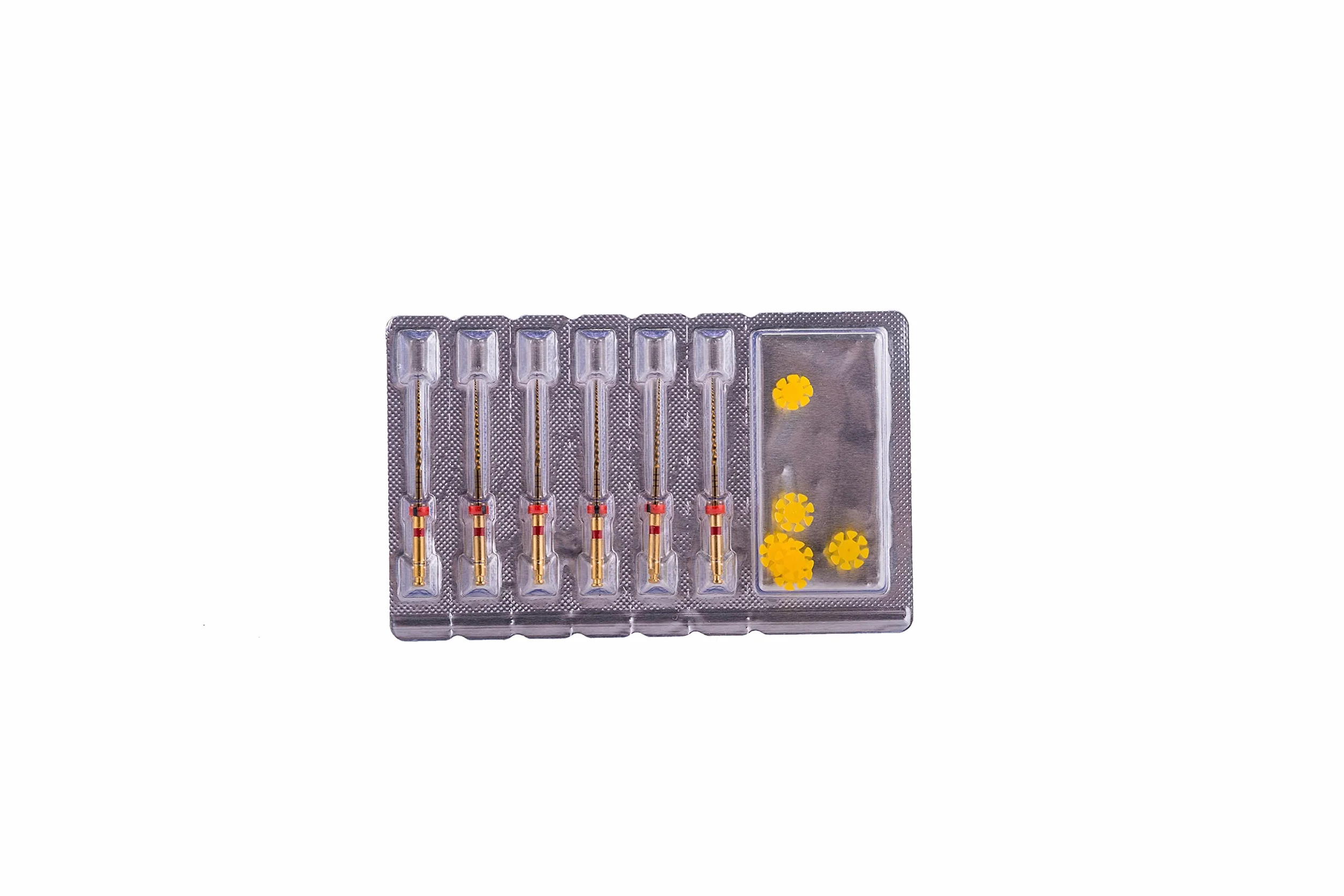 Easyinsmile X-Pro Gold Protaper NITI Rotary Files 6PCS Endo Controlled Memory File F2 25MM