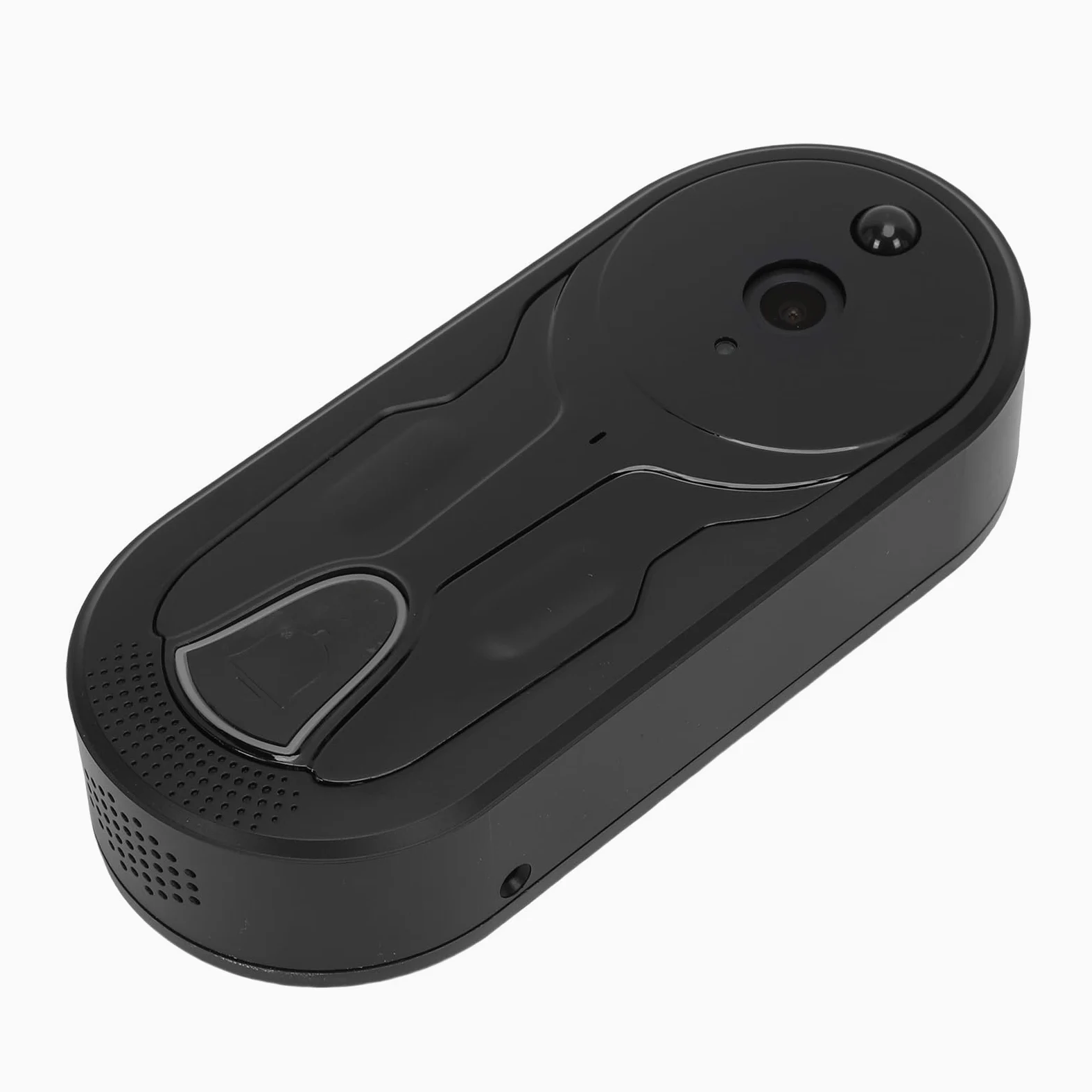 Cuifati Videocitofono WiFi, Angolo di Visione di 166 Gradi HD 1080P con Citofono Bidirezionale per Rilevamento Umano PIR, per la Sicurezza Domestica