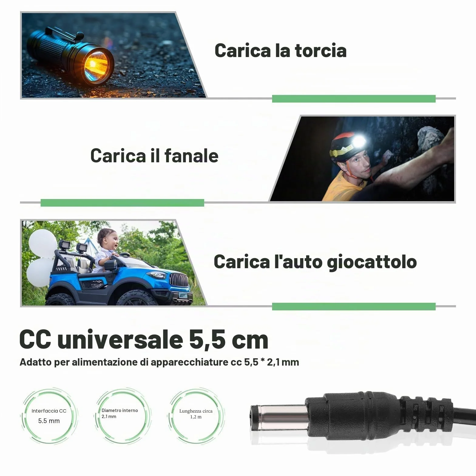 Adattatore di alimentazione a batteria agli ioni di litio, adattatore di alimentazione di ricarica di ricambio CA 100-240 V CC 21 V 2 A, caricatore adattatore professionale di protezione(EU)
