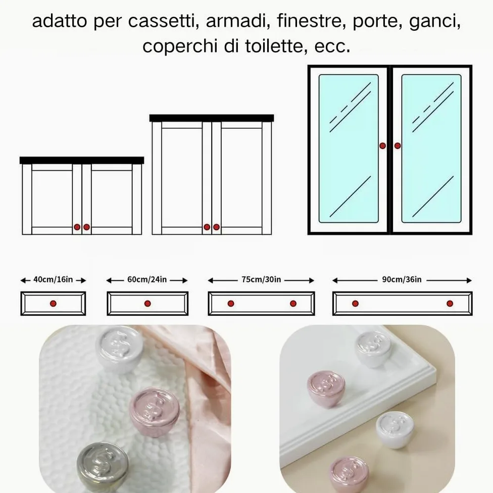 Generico Pomelli per Mobili Decorativi a Forma di Moneta, 4 cm, Set da 2 Pezzi, Design Elegante in Vetro con Simbolo $, Disponibile in Argento, Bianco, Rosa (rosa)