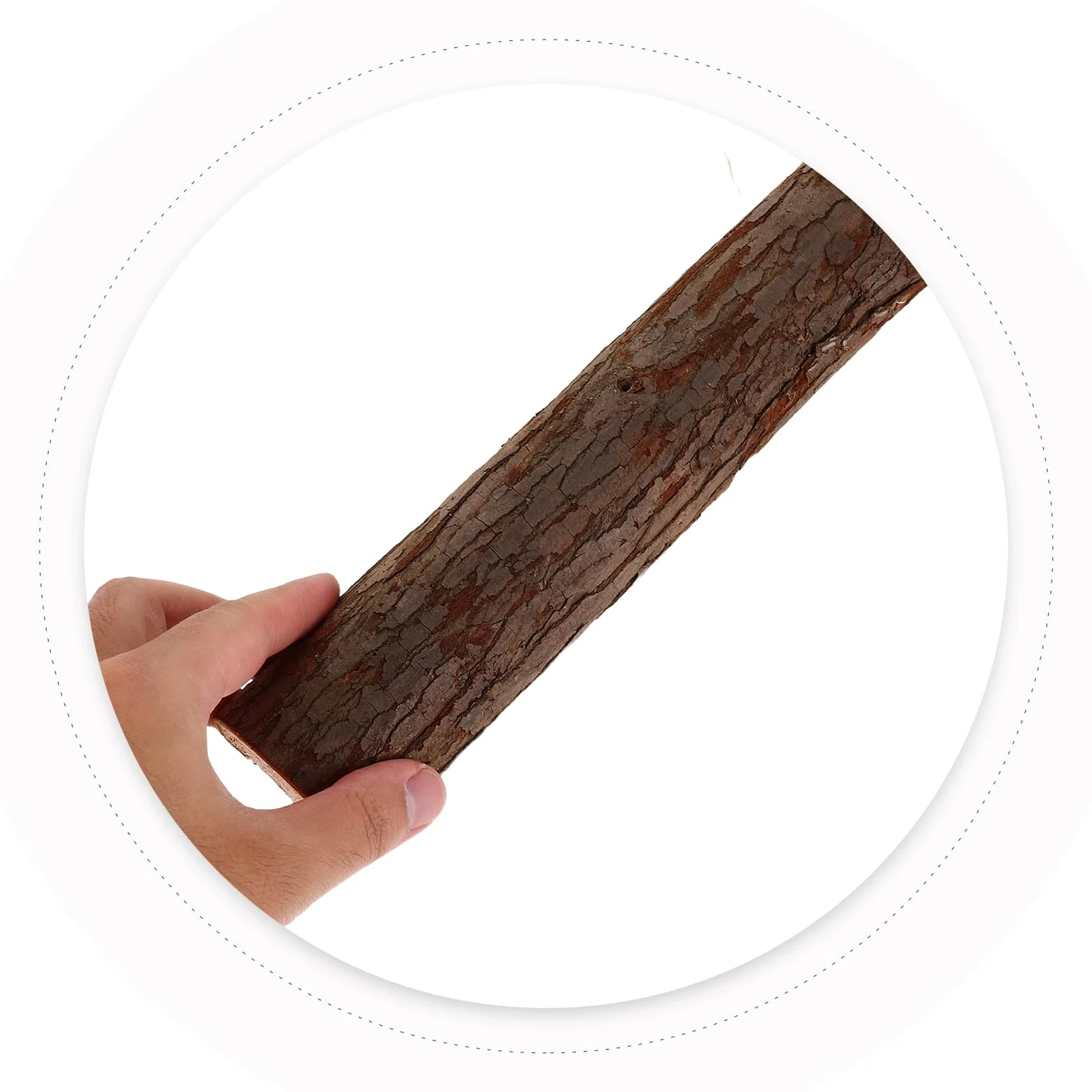 OSALADI Ceppi per Caminetti da Interno Legna Secca Naturale 22cm Set da 10 Pezzi Tronchi Decorativi per Bracieri e Feste Invernali