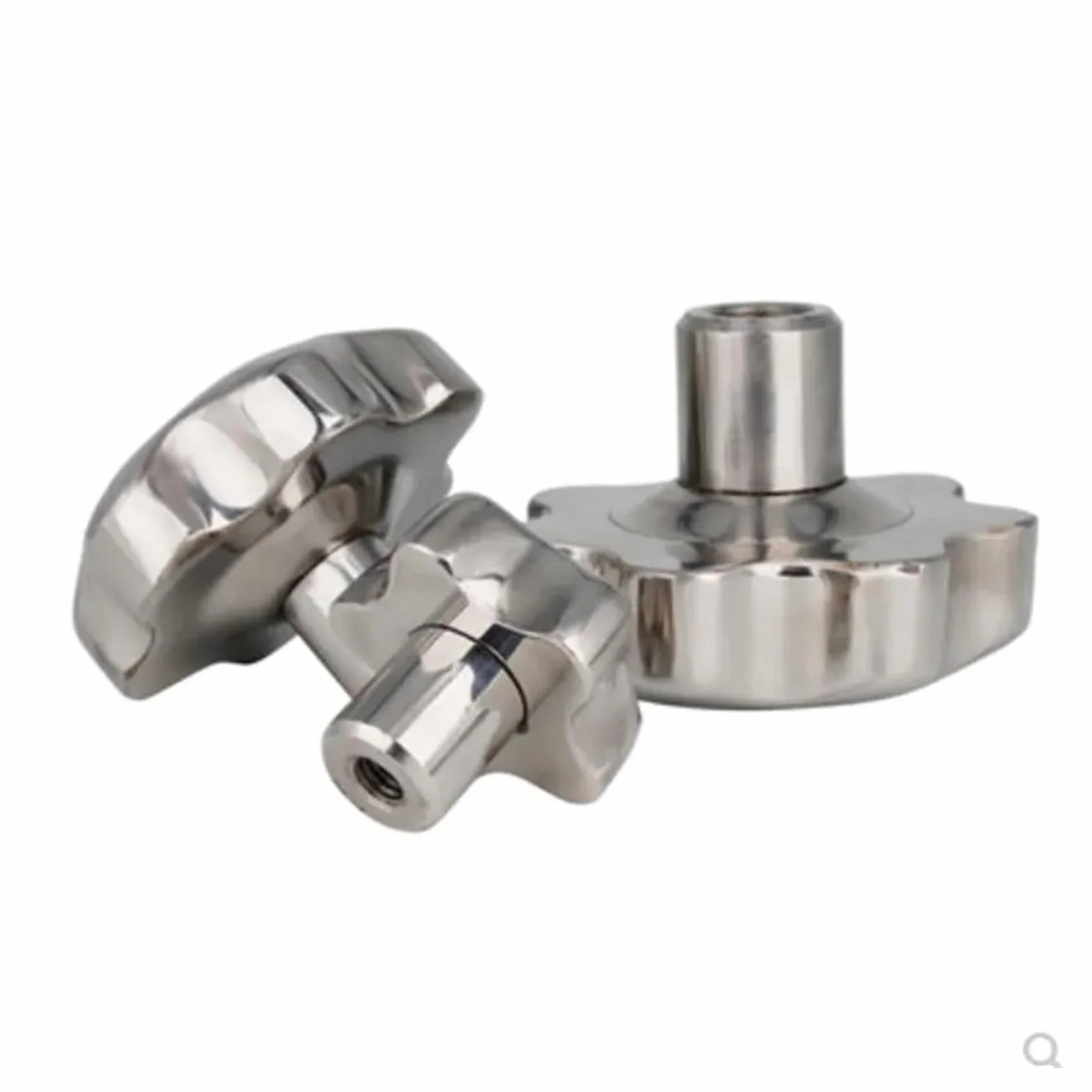 Manopola a Stella in Acciaio Inox 304 M6 M8 M10 M12 Filettatura Femmina Maniglie Dadi di Serraggio a Forma di Stella