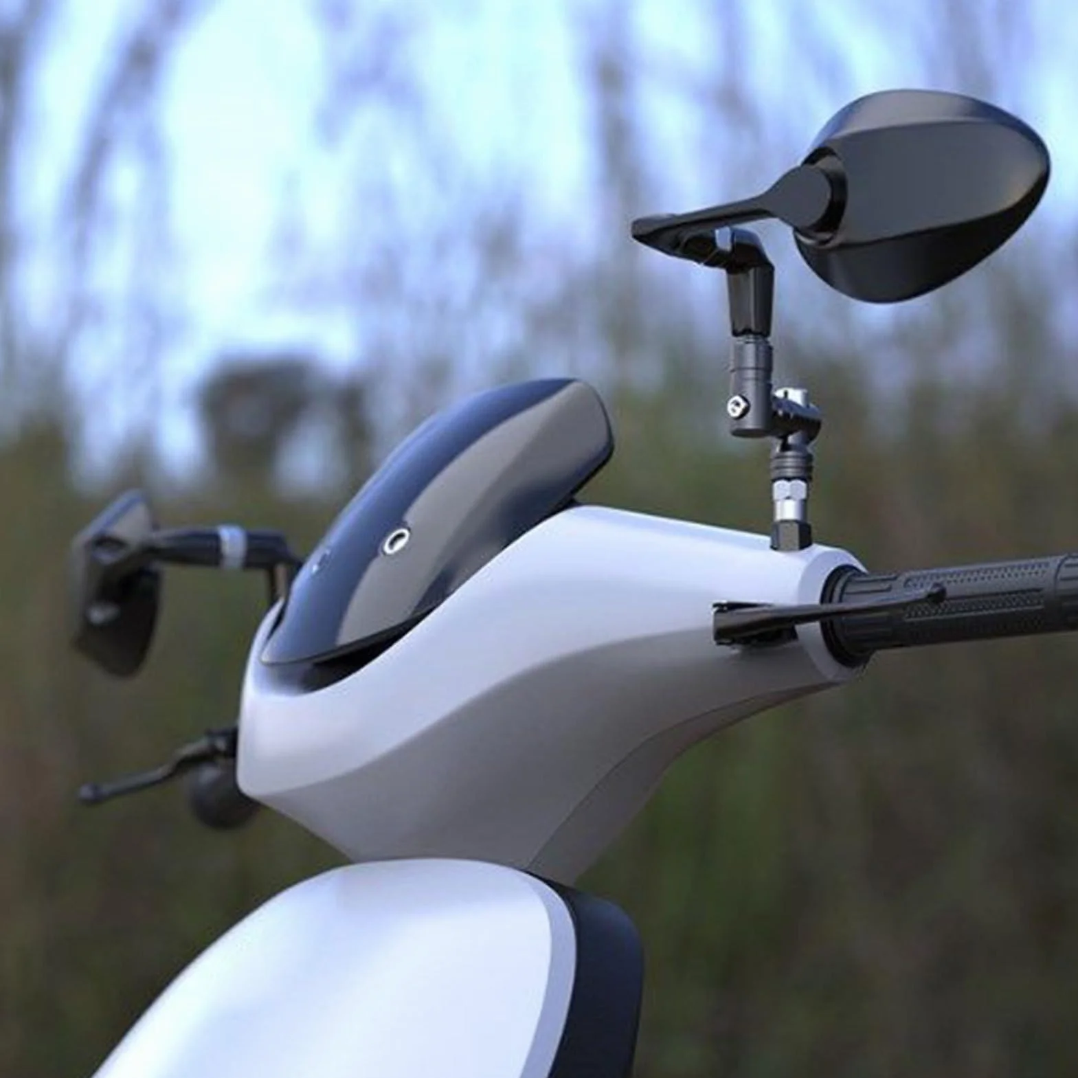 Estensori per Specchietti Moto - Estensione Specchietto Retrovisore per Moto - per Motociclette da Campeggio, Ciclismo, Uomo, Attività all'Aperto, Donna e Famiglia