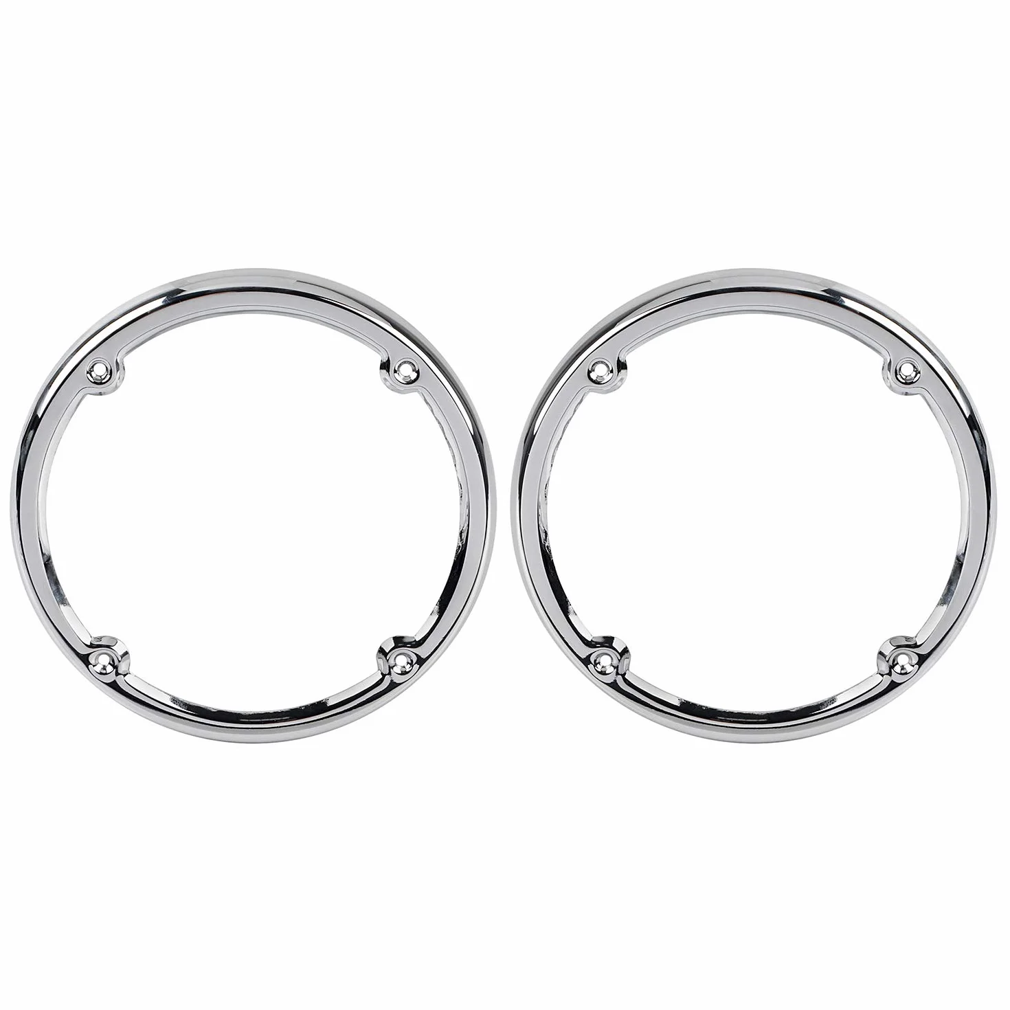 Cromo Tour Pak Altoparlante Posteriore Griglia Accenti Cornici Trim per Harley Touring FLHTCU FLHTK FLHTCUTG 2014-2023
