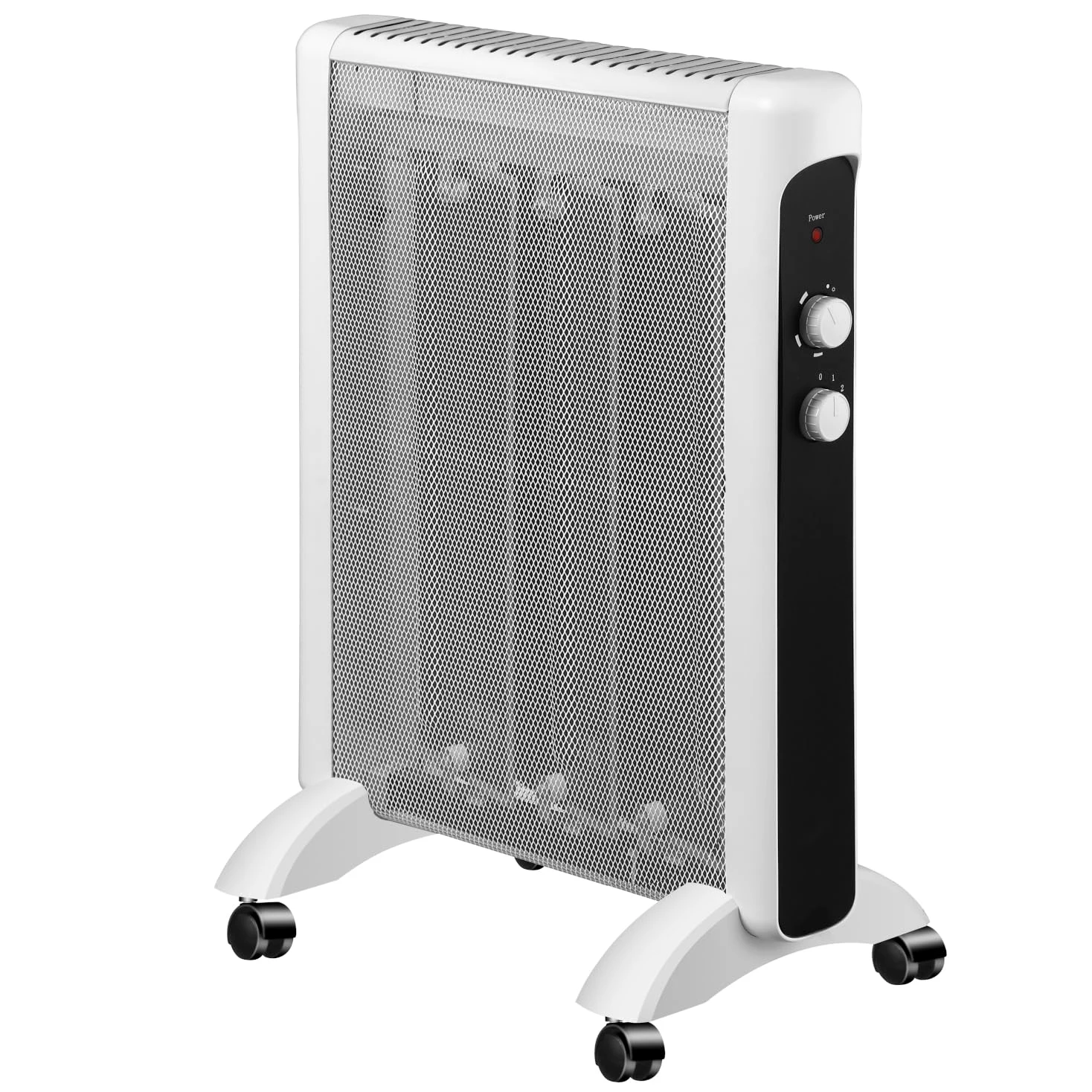 ARDES AR4MK01 - Radiatore elettrico a convezione rapida, in mica, a basso consumo, super silenzioso, con 2 funzioni di riscaldamento e sistema di sicurezza anti-ribaltamento