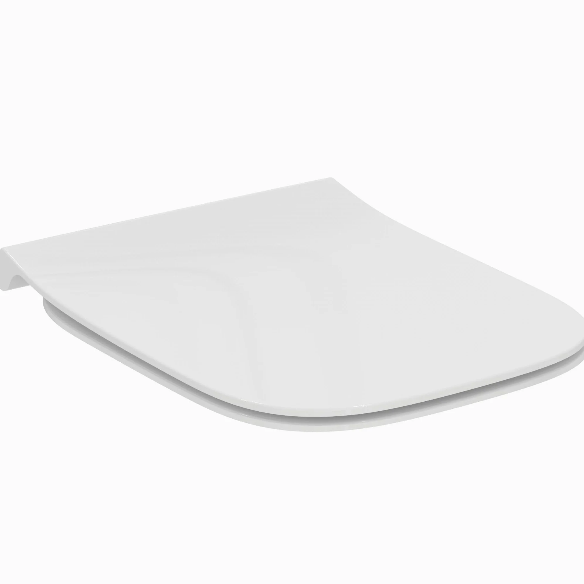 Ideal Standard i.life A sedile per WC, sottile, angolare – Bianco (Alpin)