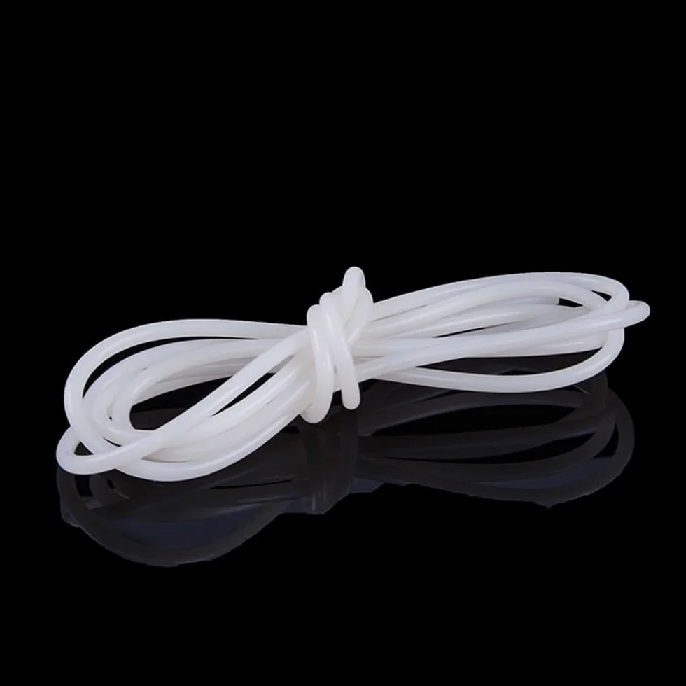 Striscia di guarnizione della porta Cavo in silicone solido bianco da 10 m, diametro 1 mm-25 mm, guarnizione in gomma piena, di tenuta stagna, striscia in, pz