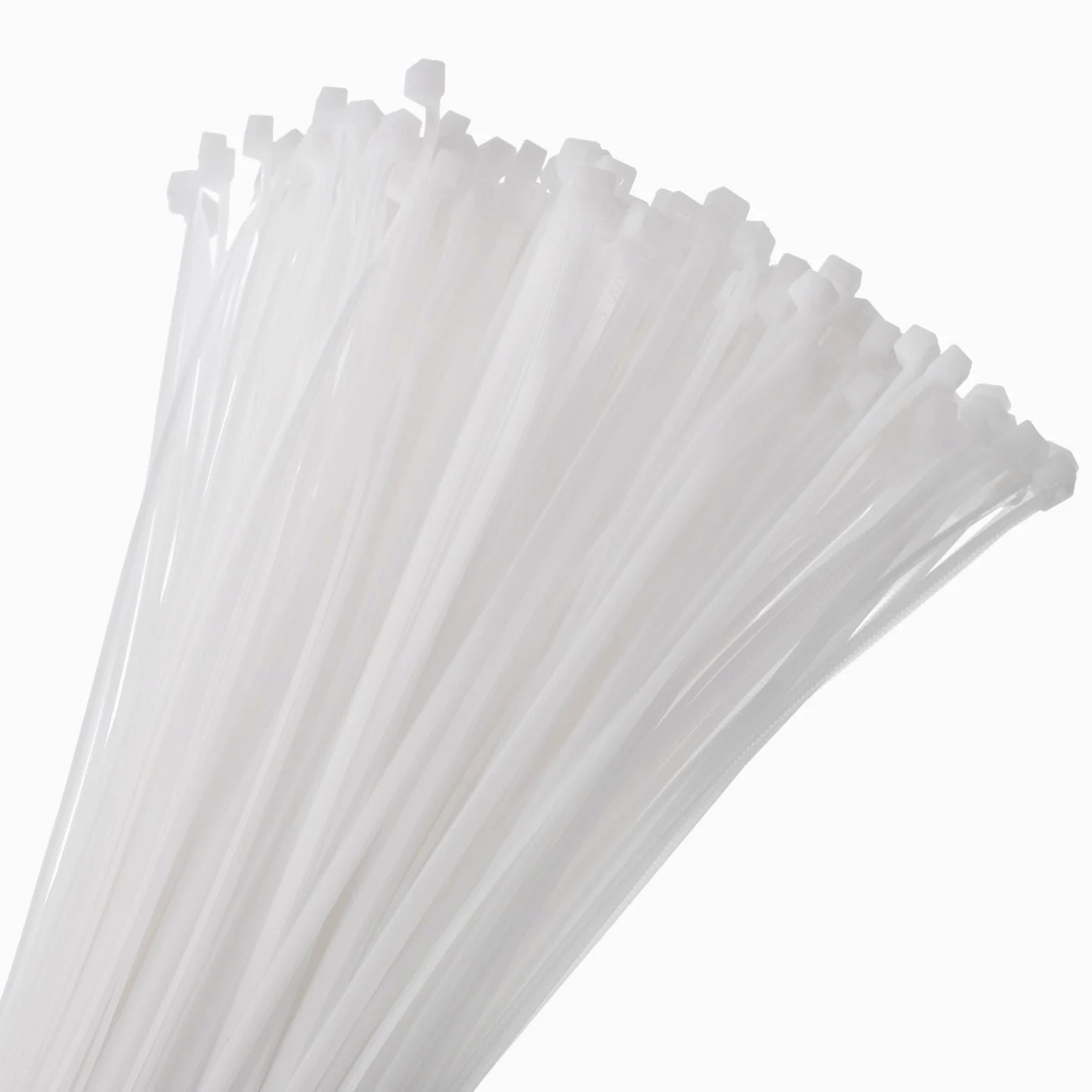 QUARKZMAN 250 Pezzi di Fascette Stringicavo in Nylon Extra Lunghezza da 500 Mm/20" e Resistenza di 49 Libbre 5mm per La Gestione Dei Cavi, Colore Bianco
