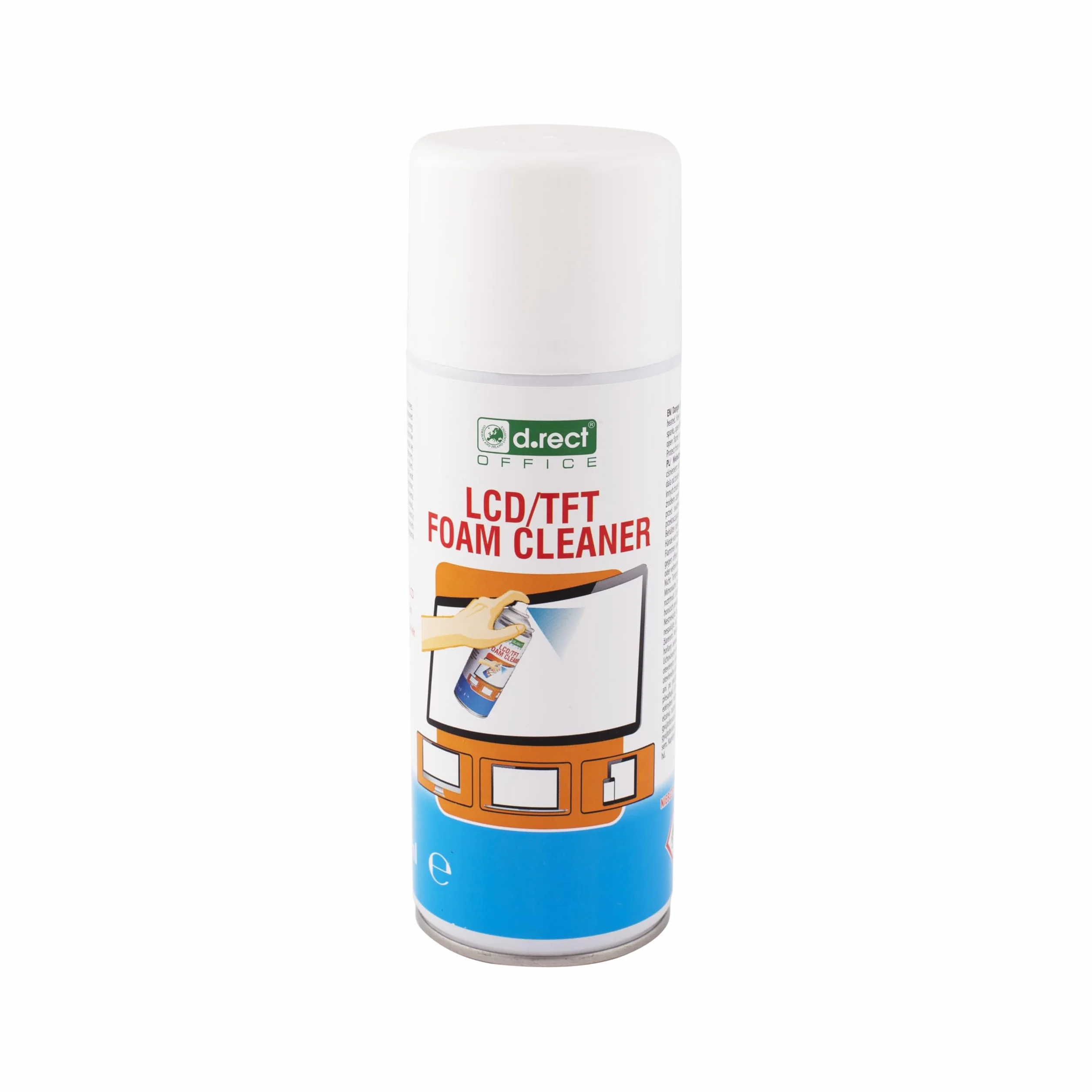 D.RECT Foam Schiuma Detergente | 400 ml | per: Schermo PC, Tablet, Smartphone, TV, LCD, LED, OLED