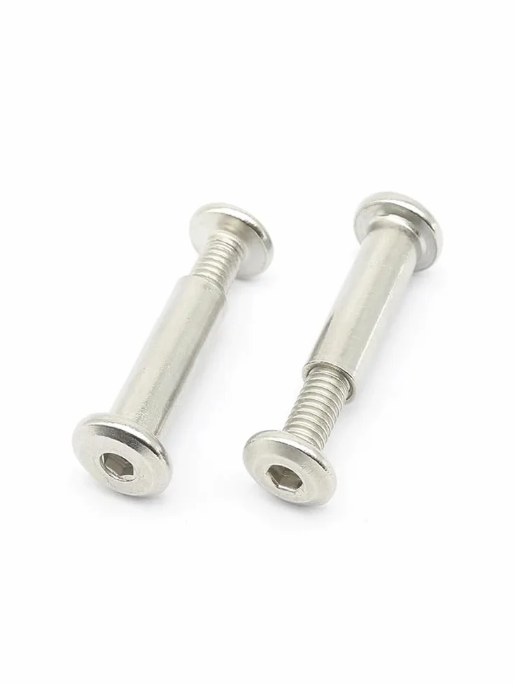 Viti Metalliche M3 M4 M5 304 Acciaio Inossidabile Esagono Incassato Vite di Bloccaggio con Dado M4x20-5mm 20 Pezzi