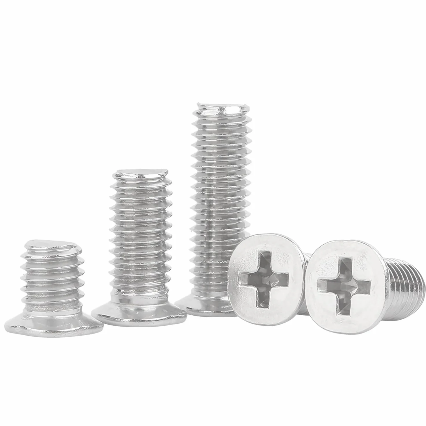 Qrity M2x4mm Vite a Testa Svasata Phillips Acciaio Inossidabile 20 Pezzi