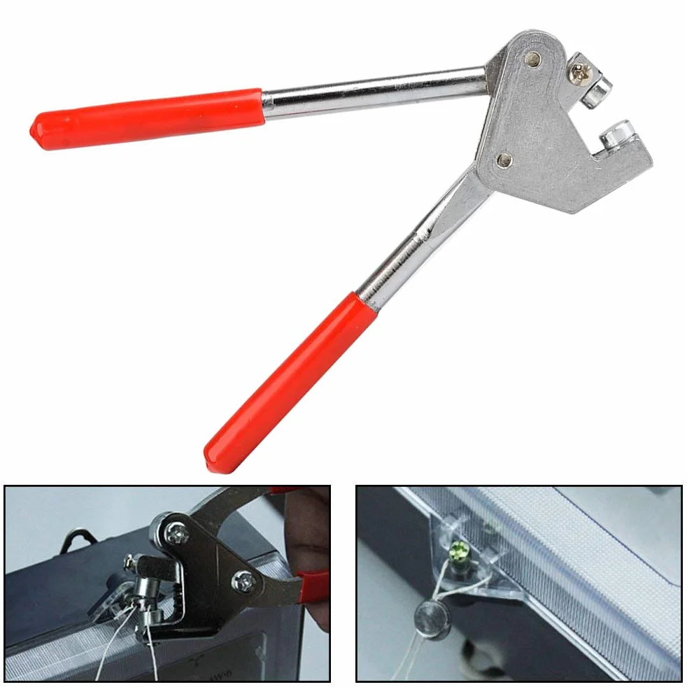 Set Guarnizioni Tenute per Sigilli Sicurezza 10mm Manico Rivestito Plastica Rossa