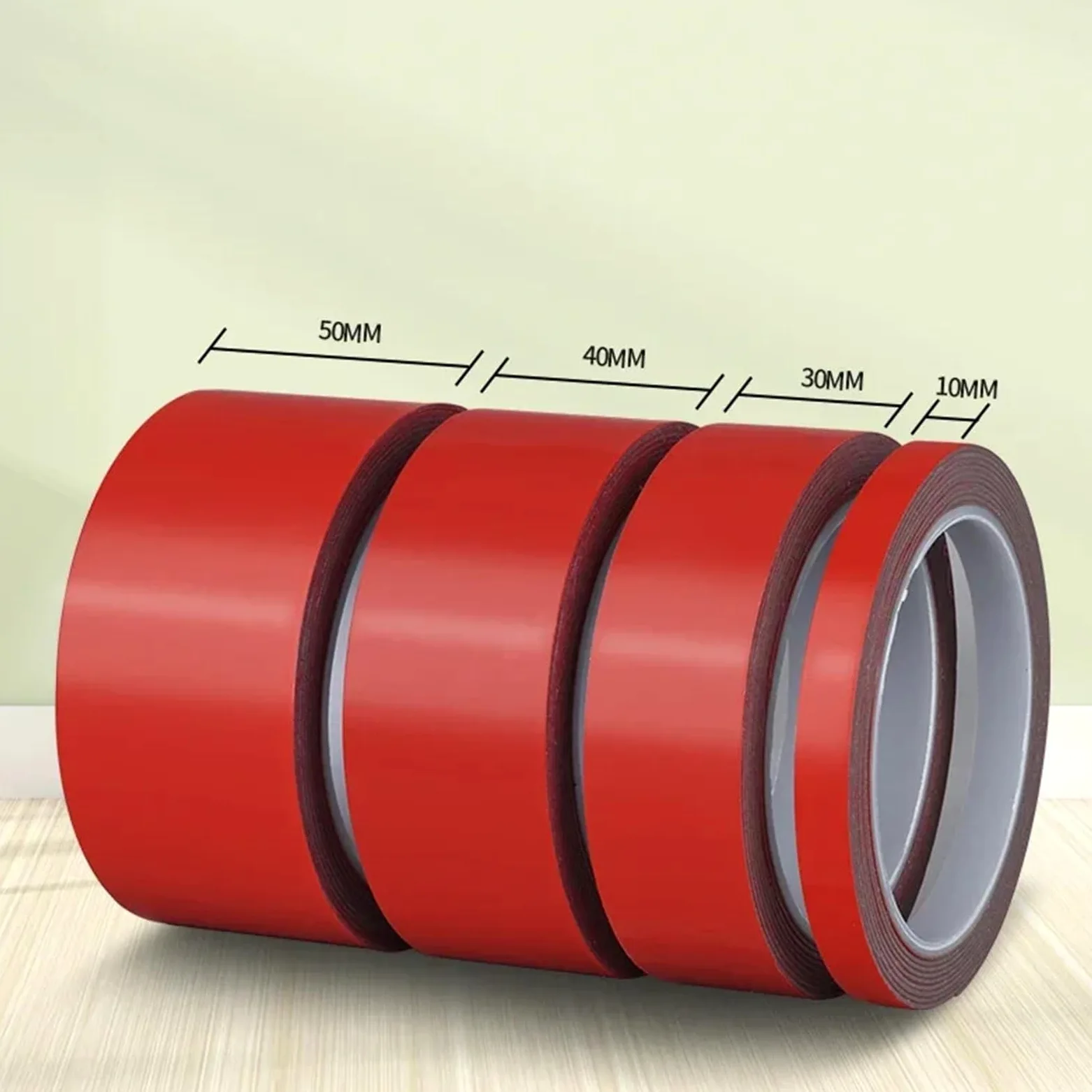 Shockproof Foam Sticky Tape Nastro adesivo biadesivo da 5 pezzi | Schiuma di montaggio impermeabile pesante e resistente for il pannello solare domestico all'aperto dell'auto(100mmX1mm)