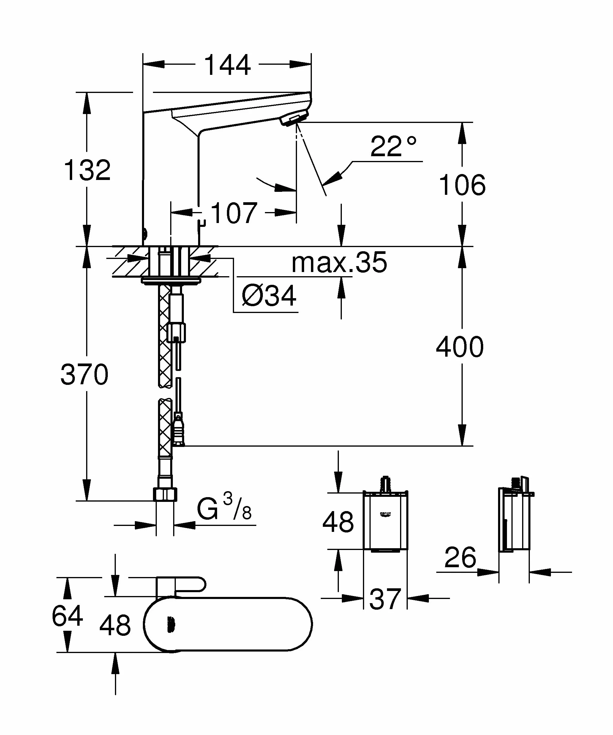 GROHE Miscelatore Cromo 36327001