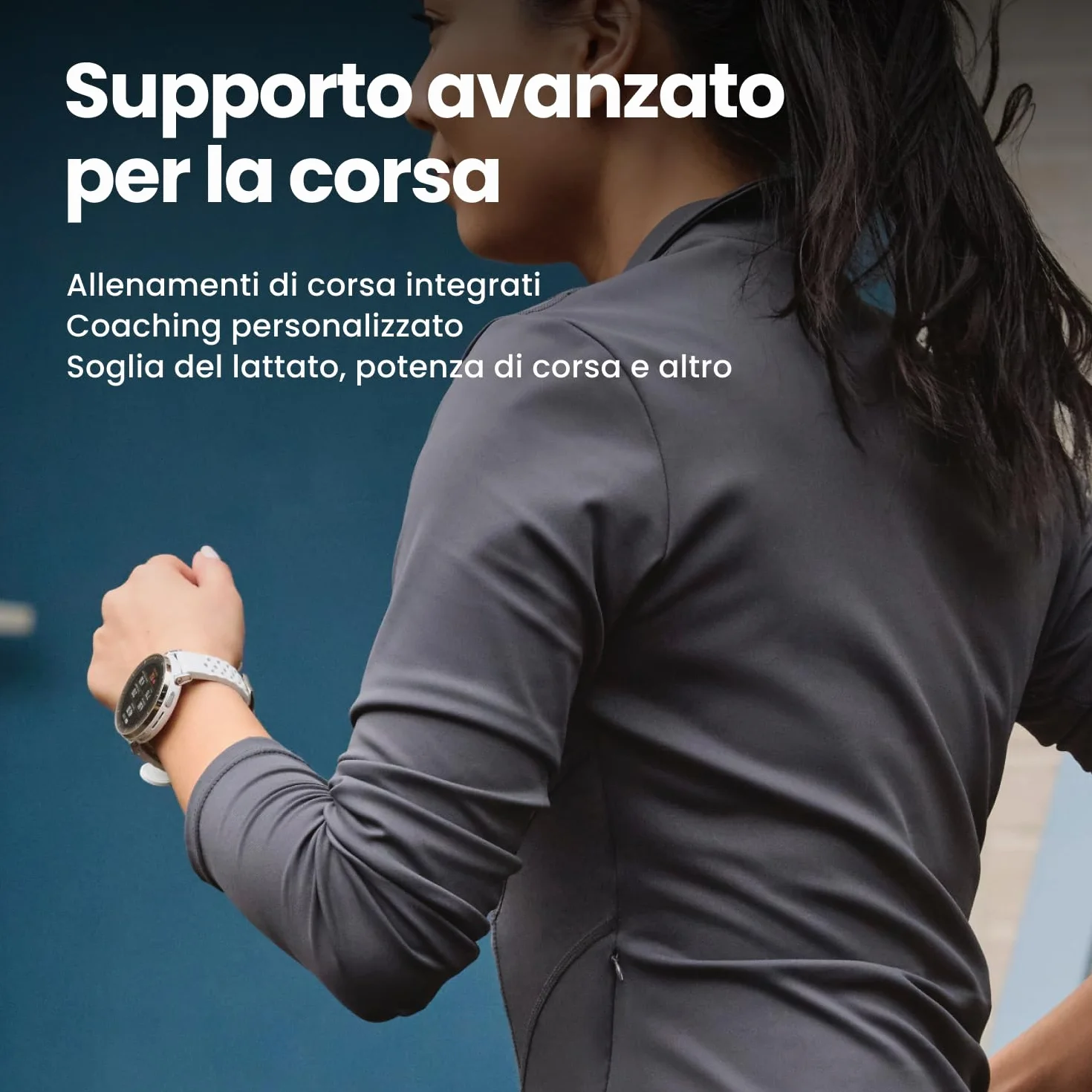 Amazfit Active 3 Premium 45mm Smartwatch GPS Running, AMOLED 1,32” Vetro Zaffiro, Batteria 12gg, 4GB, NFC, Mappe Offline, 170+ sport, 5 ATM, Cardiofrequenzimetro e Fitness Tracker per Android e iPhone