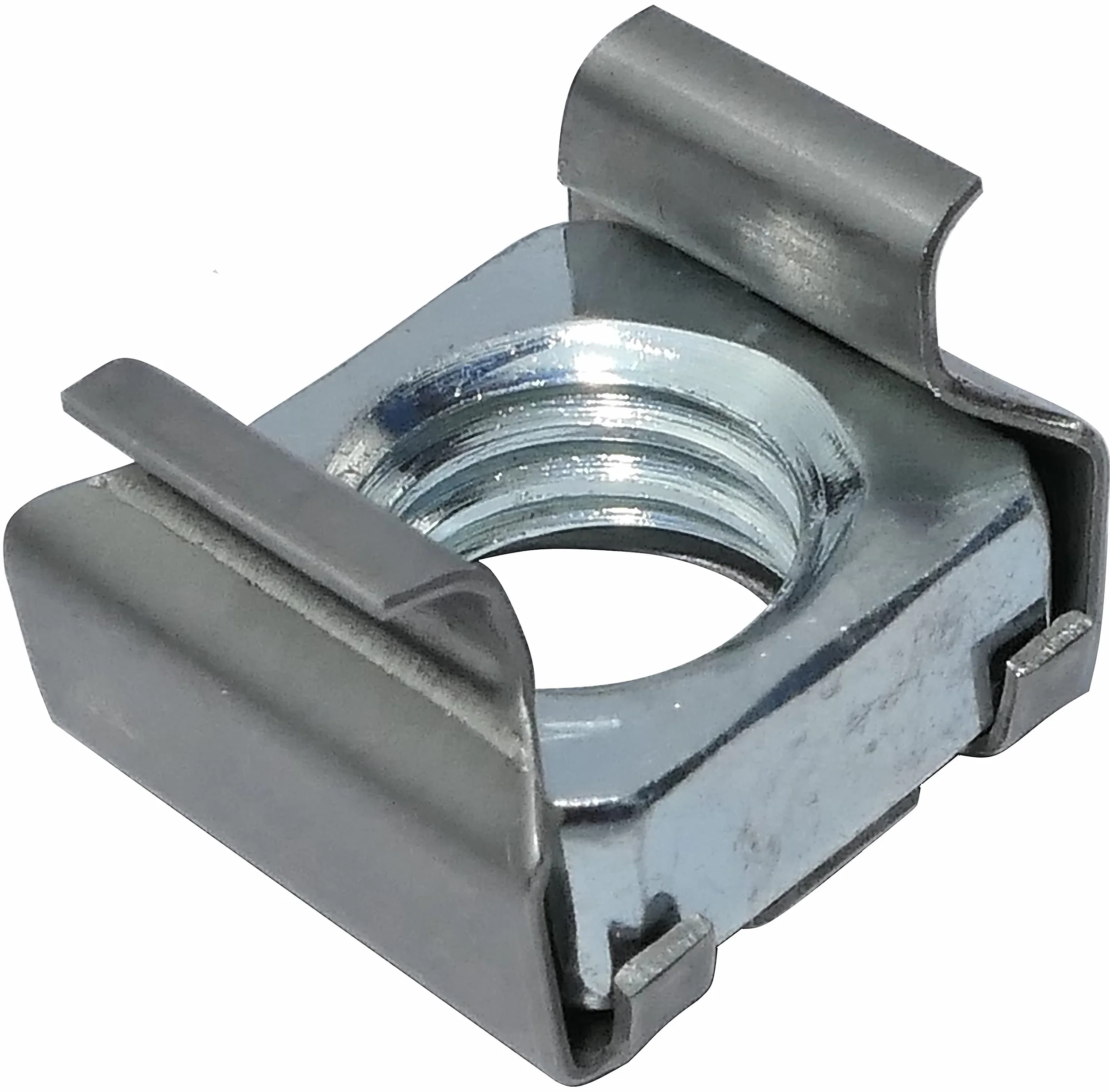 AERZETIX 5 Dadi a Gabbia M10 L16mm Lamiera 1.8-3.2mm Acciaio Zincato