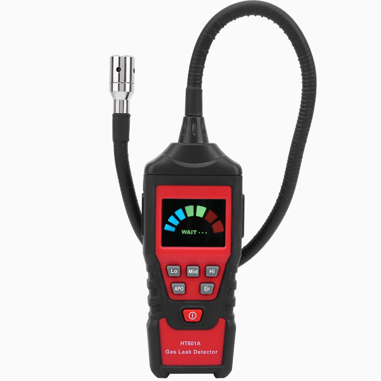 Marhynchus HT601A Rilevatore di Gas Rilevatore di Gas Combustibile Portatile con Display a LED Sonda Flessibile da 40 Cm Reset Automatico Allarme Sonoro e Visivo per Cucina Domestica Bagno Grill House