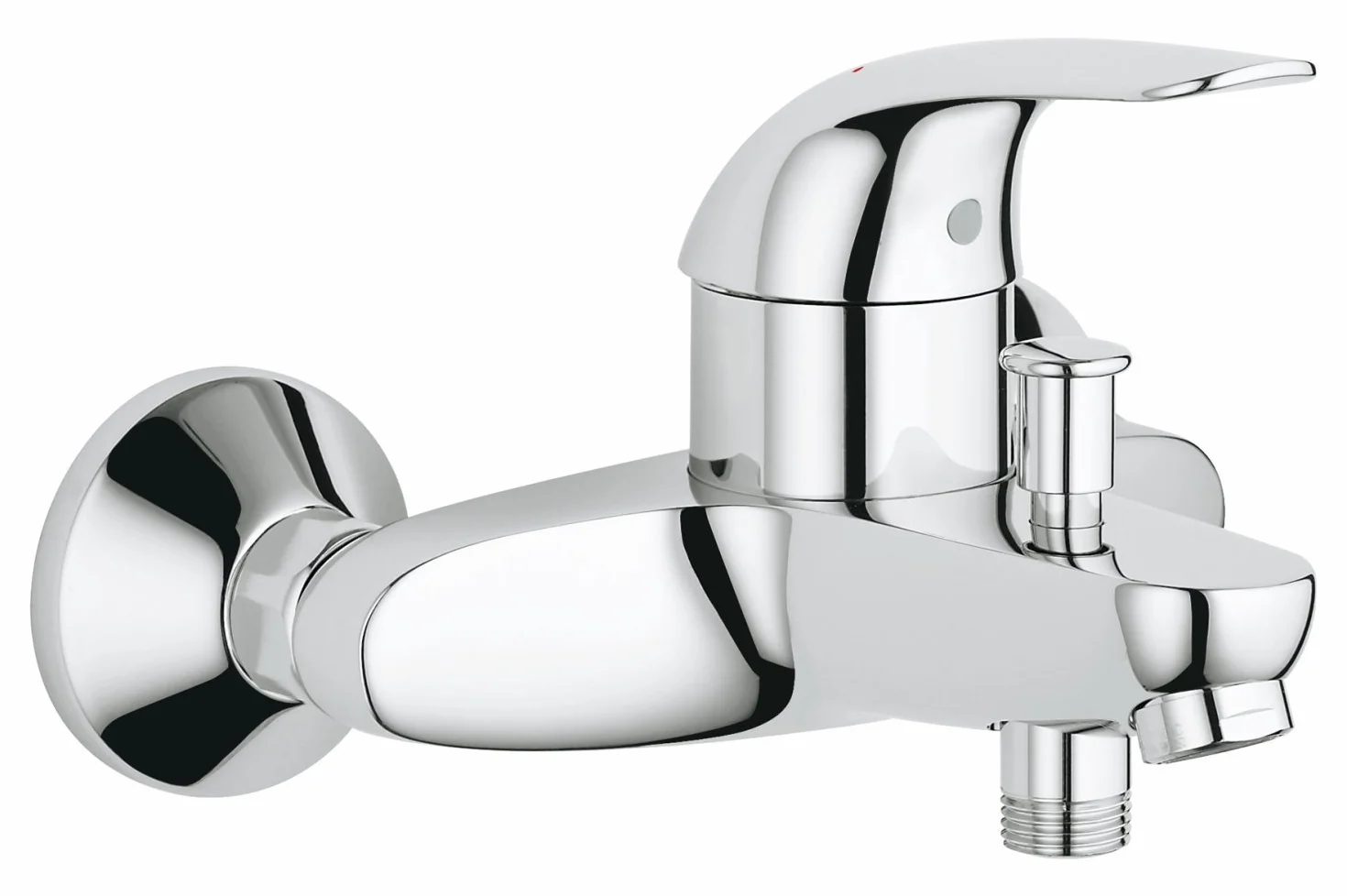 Grohe Miscelatore monocomando Euroeco per vasca e doccia, cromato, Cromo 32743000