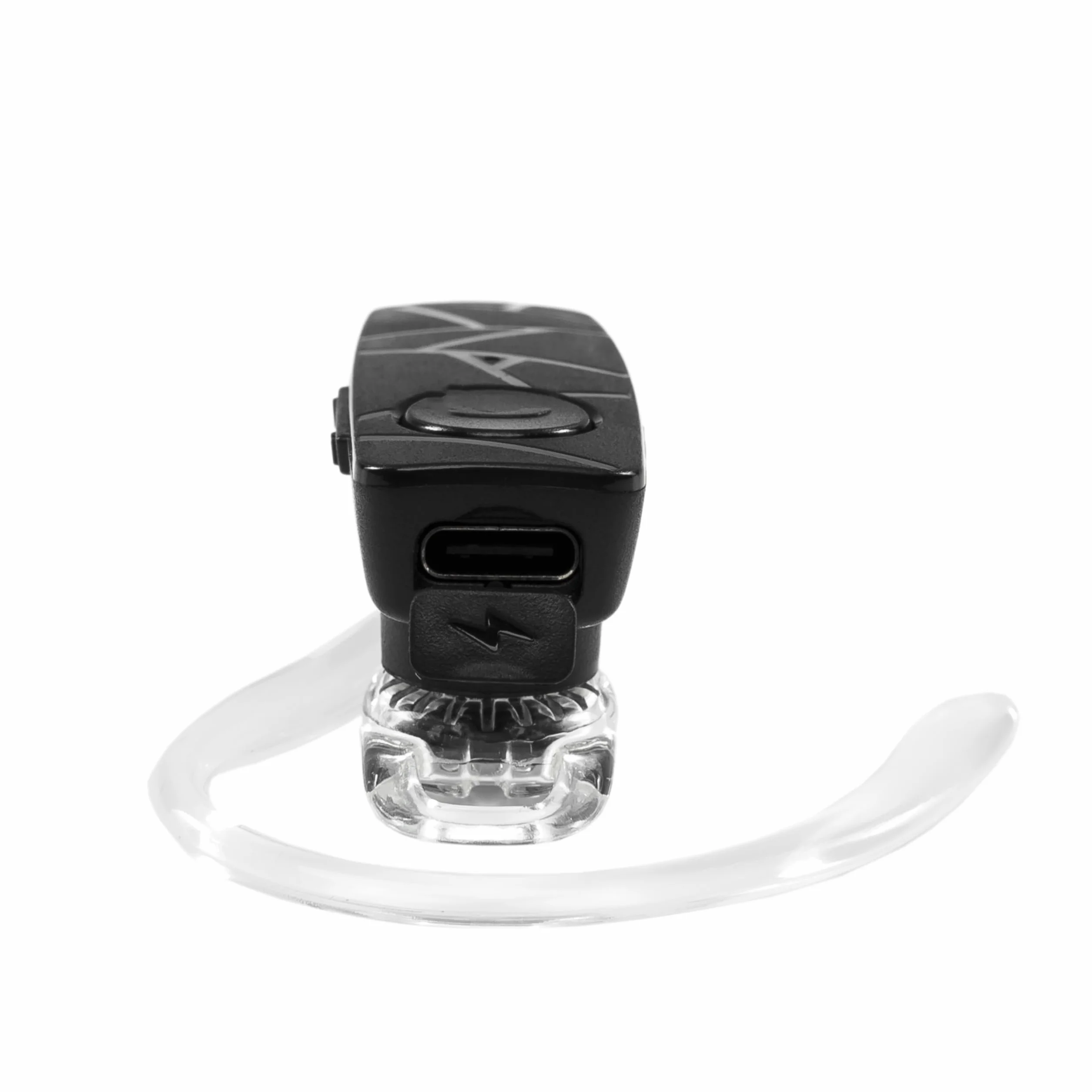 TELLUR Vox 55 Auricolare Bluetooth Mono, Auricolare Vivavoce USB C, Multipunto Due Dispositivi Connessi Simultanei, Gancio a 360° per l'Orecchio Destro o Sinistro, Iphone e Android, Nero